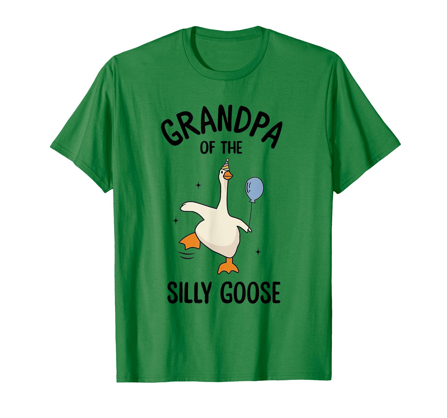Grandpa Of The Silly Goose First Birthday Family Matching T-Shirt
