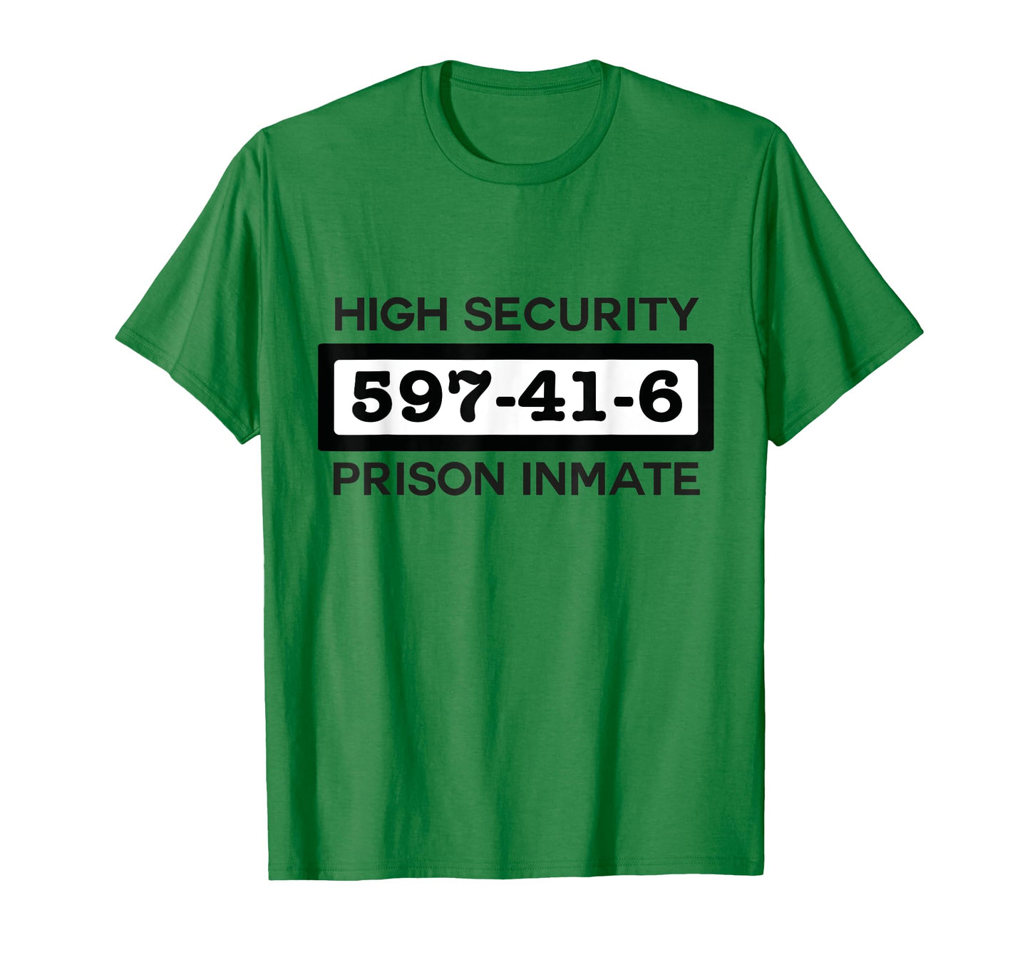 Inmate T-Shirt Halloween Prisoner Jail Costume Adults & Kids T-Shirt