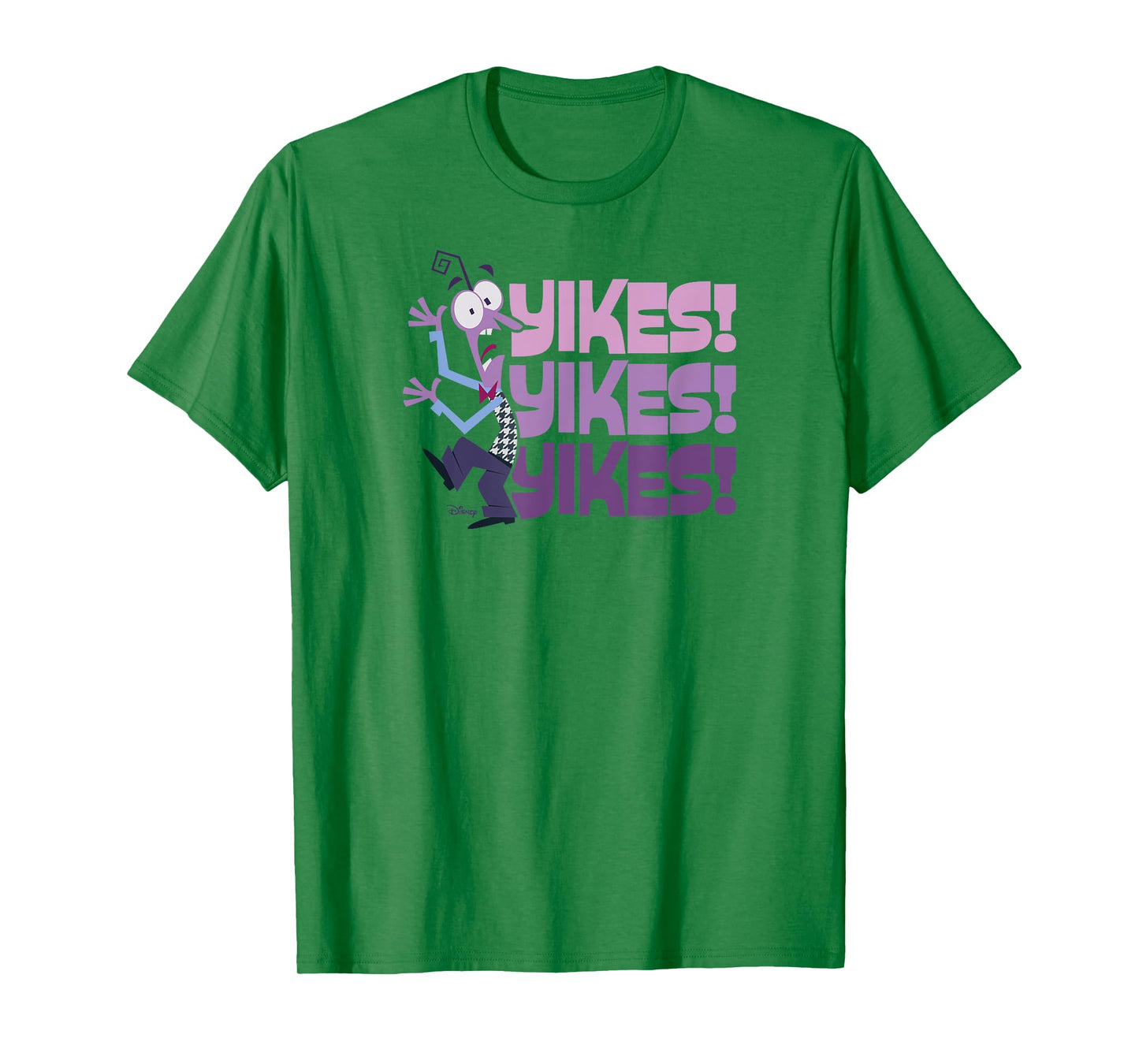 Inside Out 2 - Fear Movie Character Yikes Stacked Repeated T-Shirt