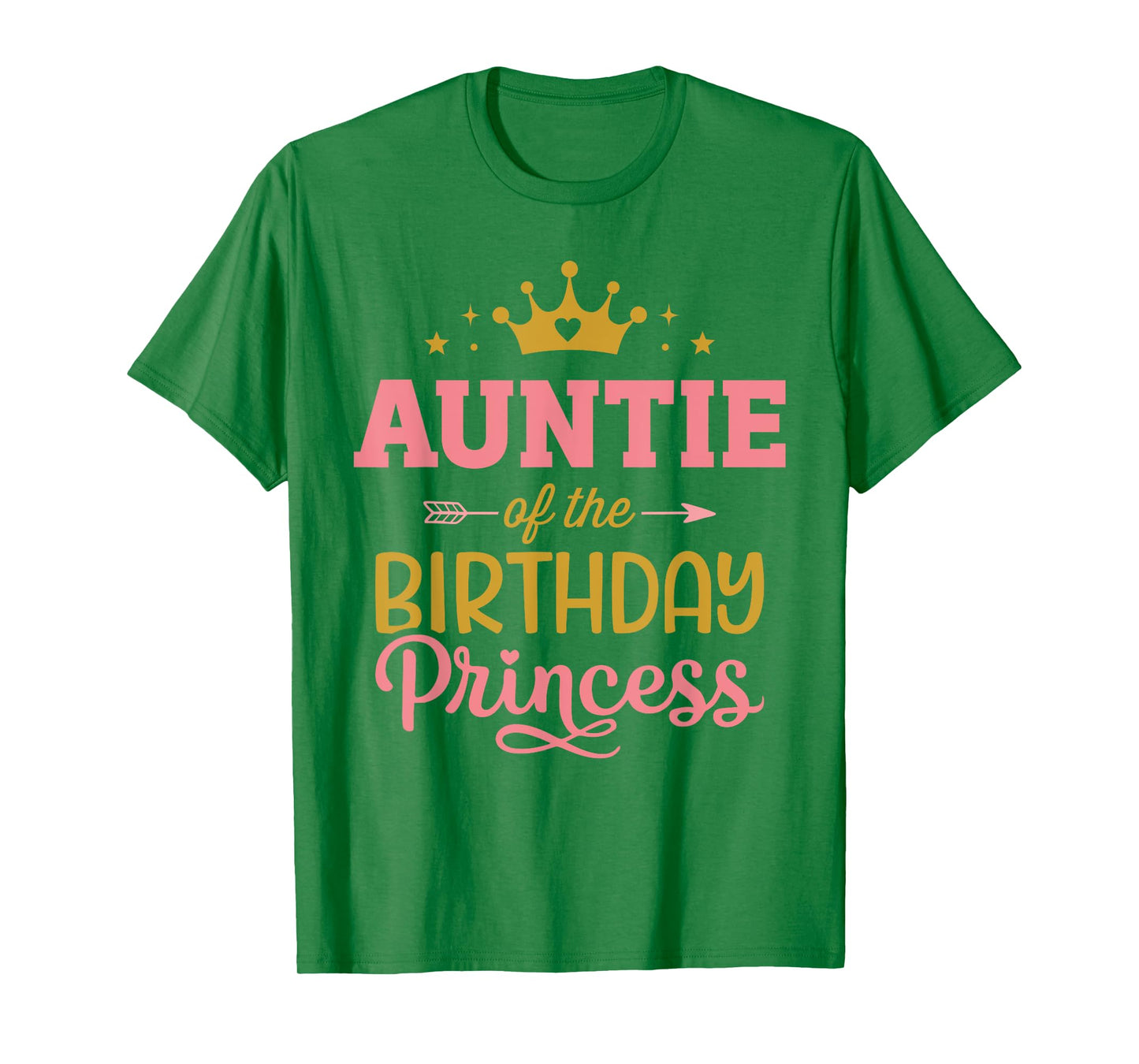 Auntie of the birthday princess girl matching family party T-Shirt