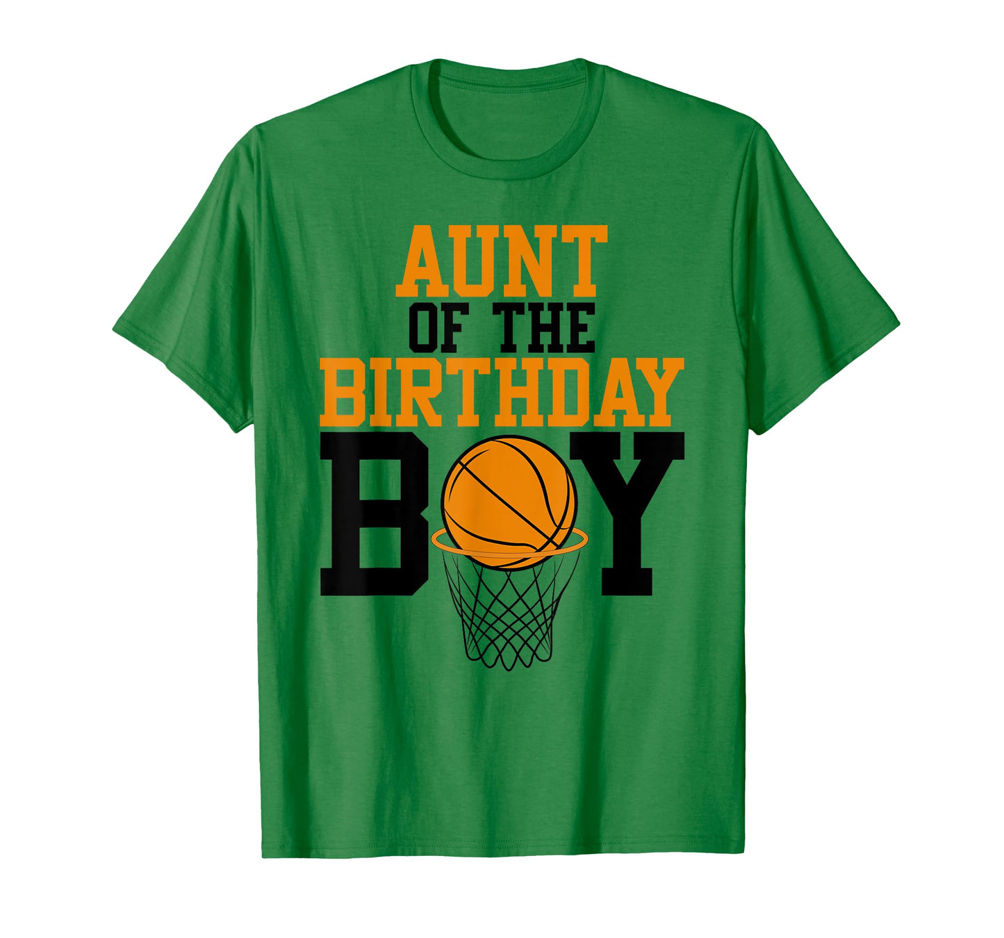 Aunt Of The Birthday Boy Basketball Family Birthday T-Shirt