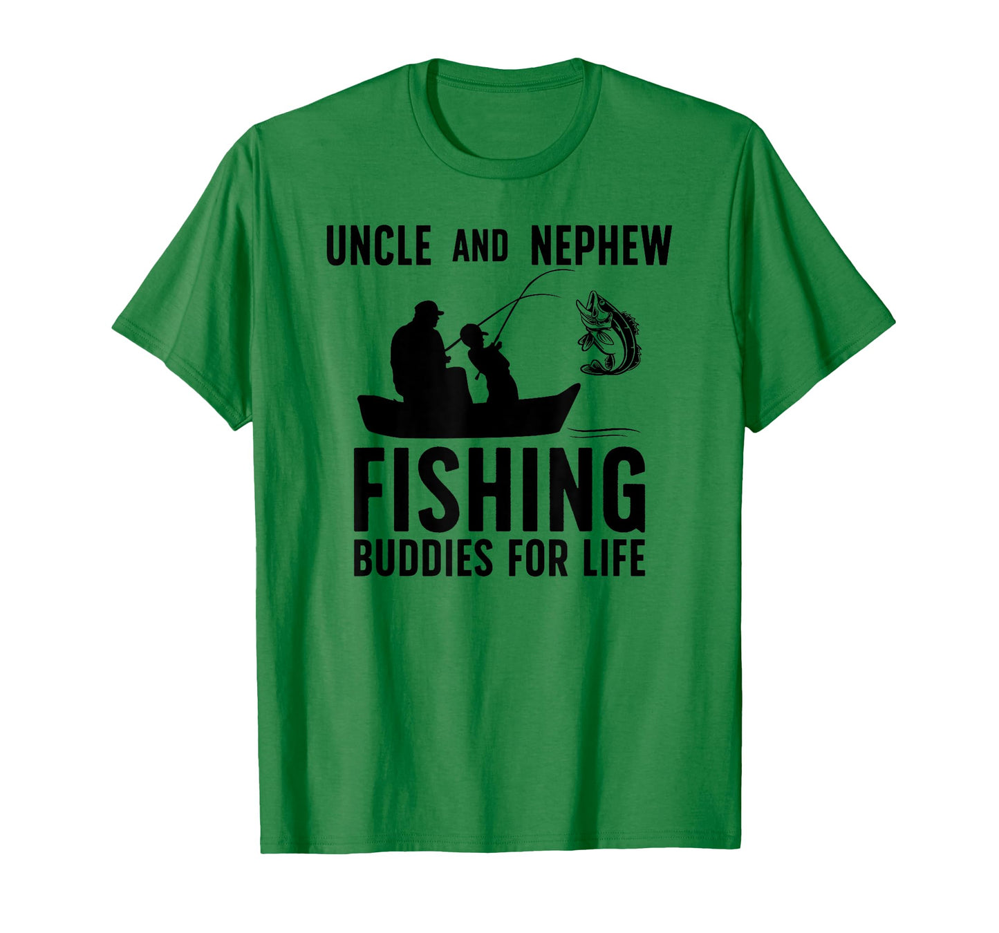 Uncle And Nephew Fishing Buddies Uncle And Nephew T-Shirt