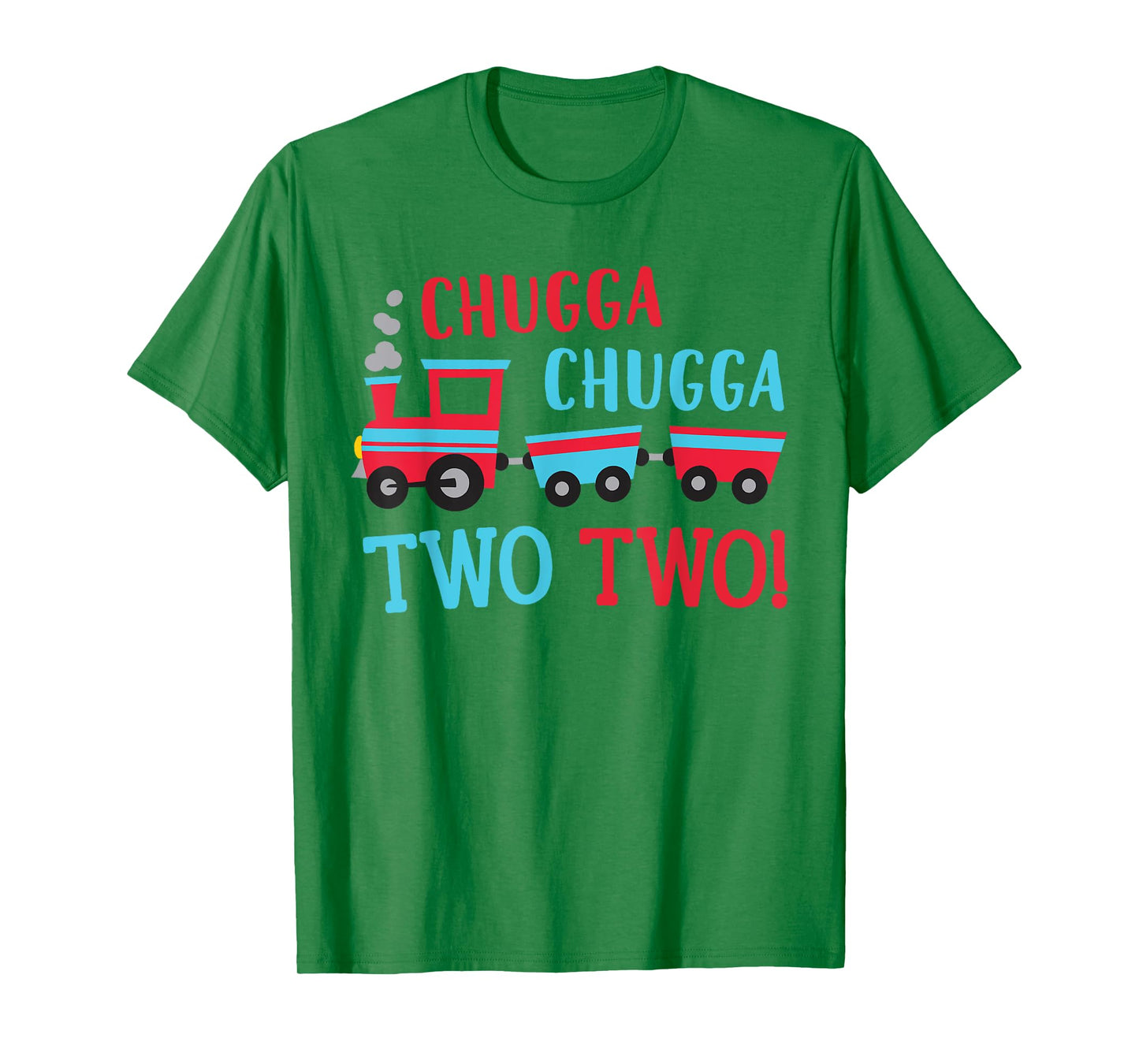 Chugga Chugga Two Two 2nd Birthday Boy Train Toys Theme T-Shirt