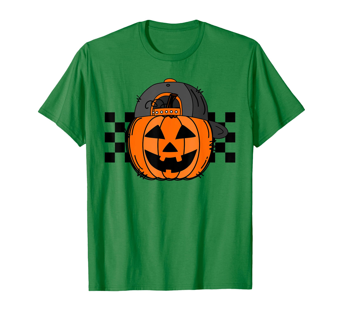 Halloween Shirt Boys Kids Toddler Jack O Lantern Pumpkin Hat T-Shirt