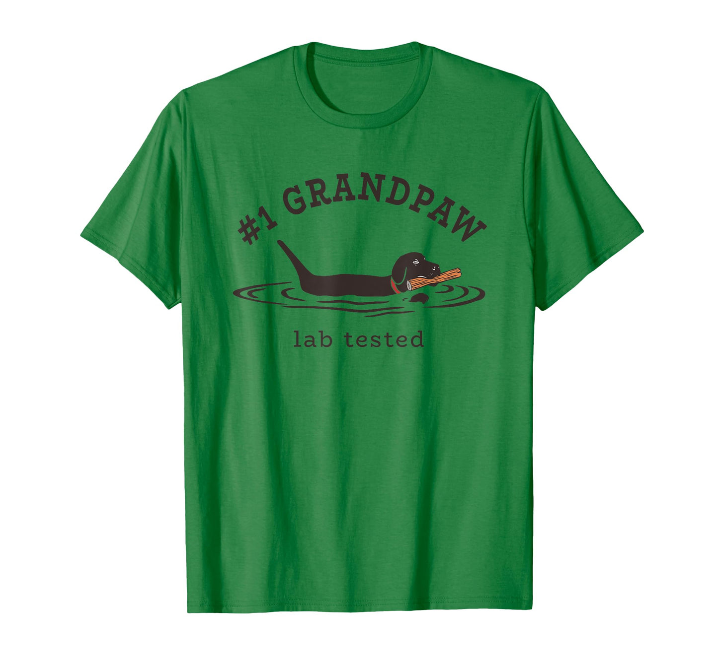 #1 Grandpaw Lab Tested Pun - Labrador Retriever Grandpa T-Shirt
