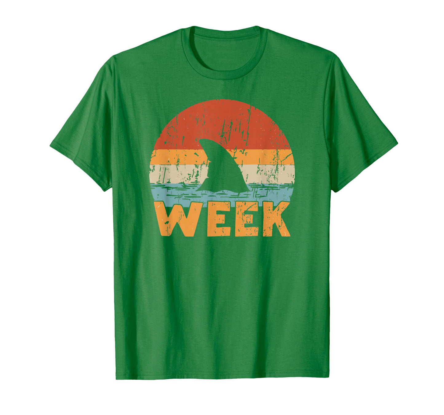 Shark Vintage Ocean Wildlife Week Summer 2025 Shark Lovers T-Shirt