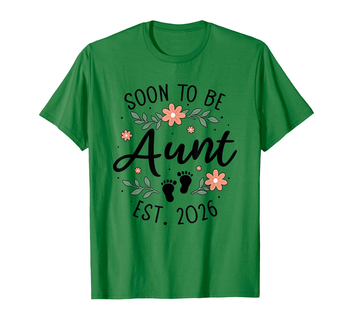 Pregnancy Announcement Sister to Auntie Soon to Be Aunt 2026 T-Shirt
