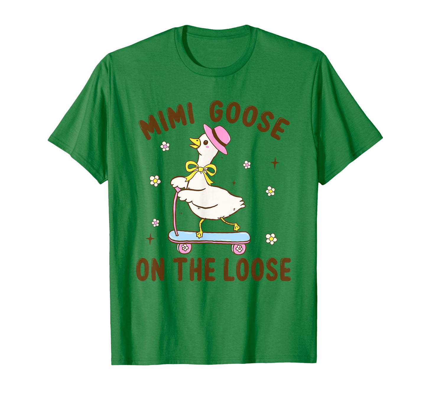 Mimi Goose On The Loose Funny Birthday Matching Family T-Shirt
