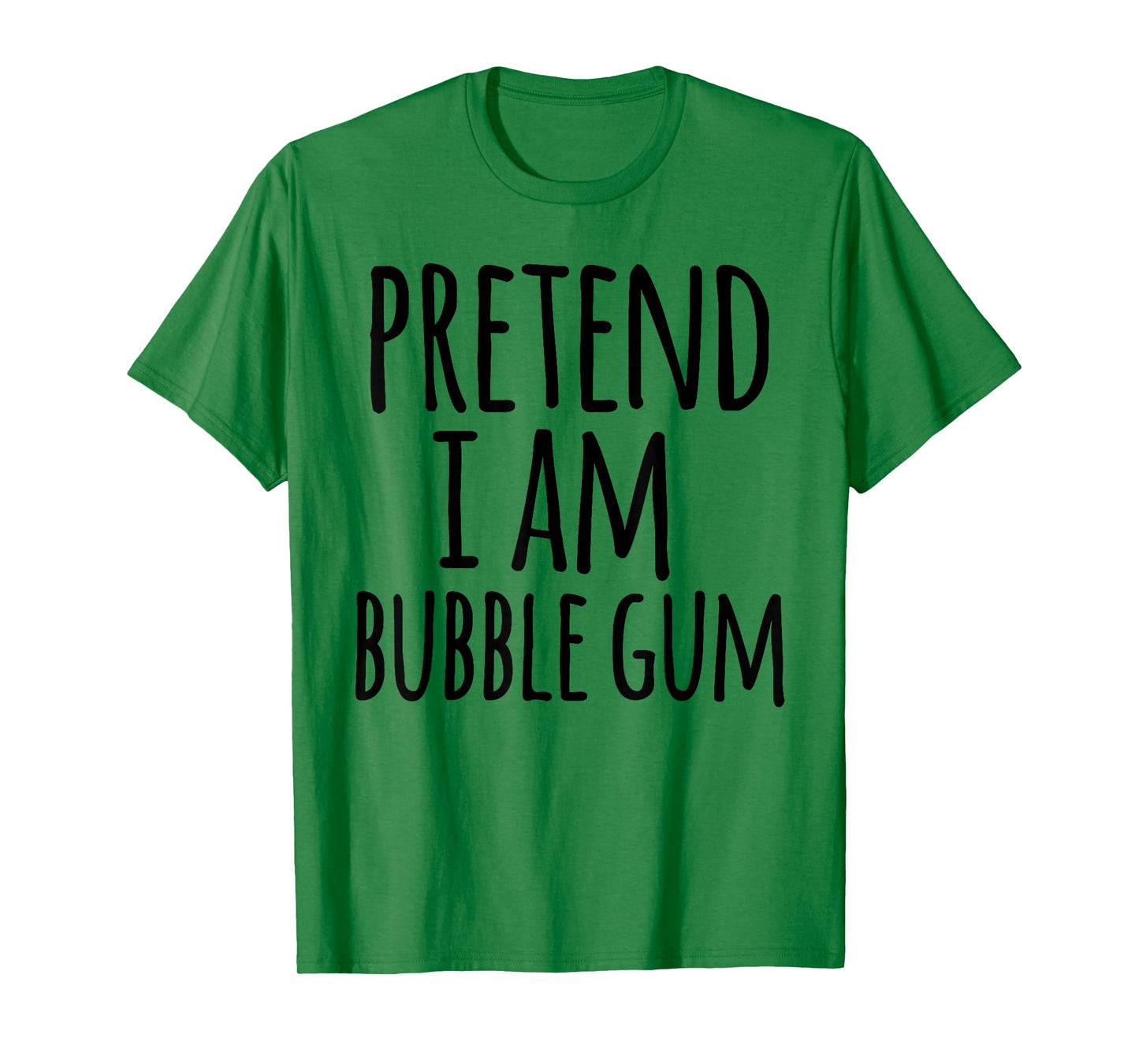 Funny Easy Lazy Halloween PRETEND I AM BUBBLE GUM COSTUME T-Shirt