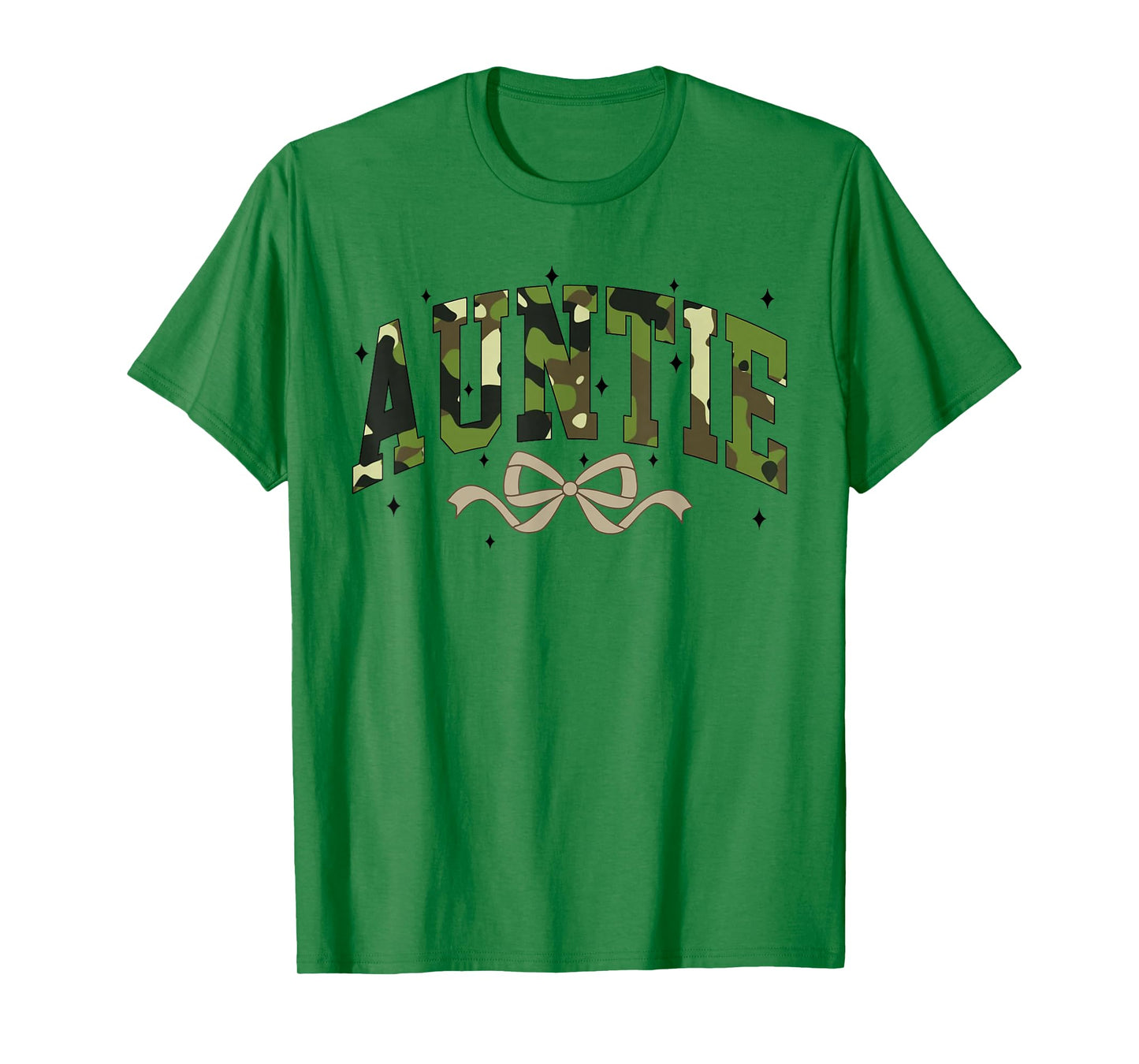 Auntie Camo Camouflage Women Family Matching Mother's Day T-Shirt