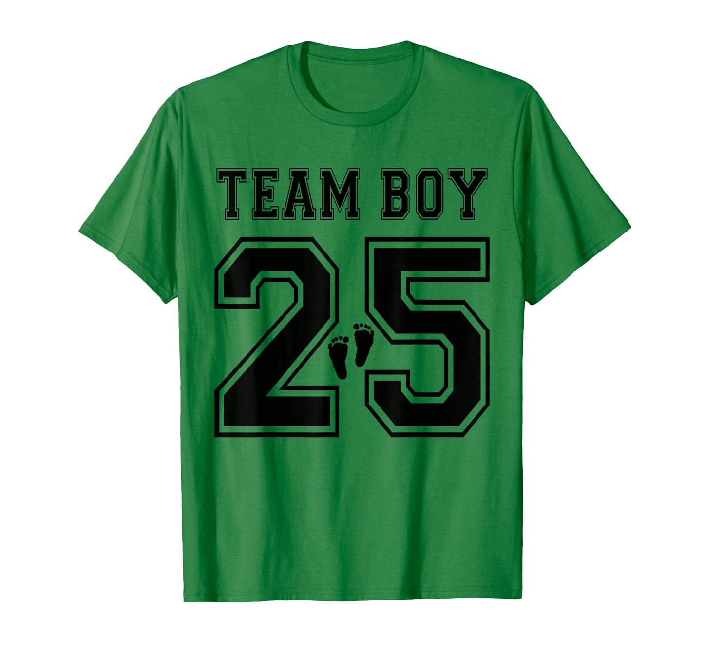 Team Boy 2025 Gender Reveal Boy Baby Shower Adoption T-Shirt