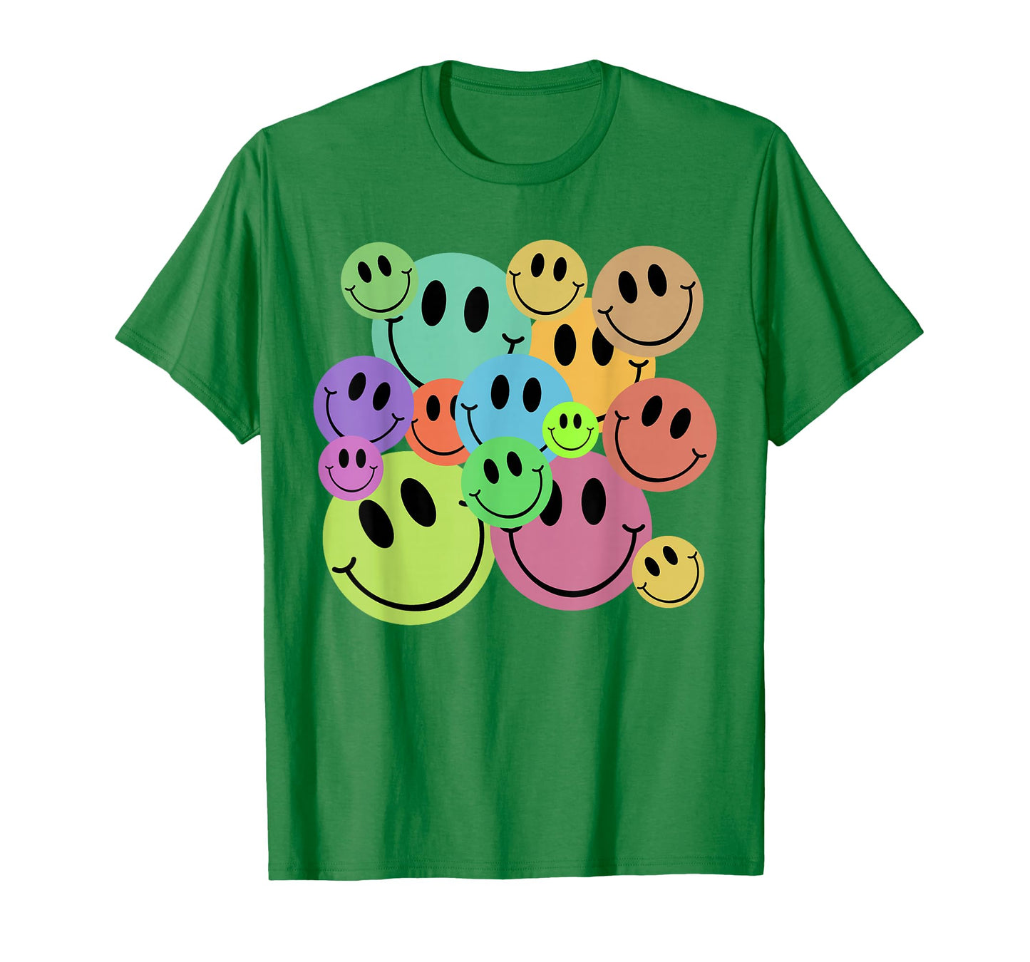 Smile Face Vintage Trendy for Women Youth Kids Toddler Baby T-Shirt