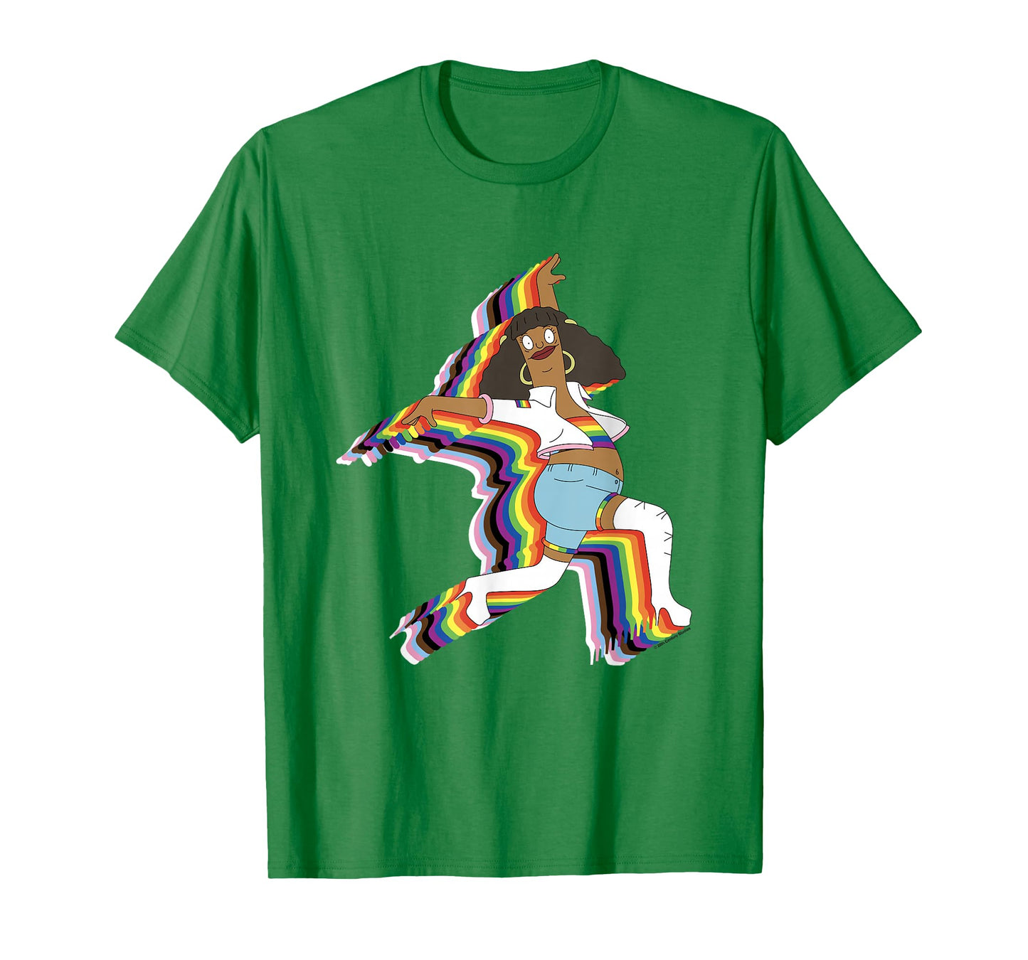 Bob's Burgers Iconic Marshmallow Dancing Chest Logo T-Shirt