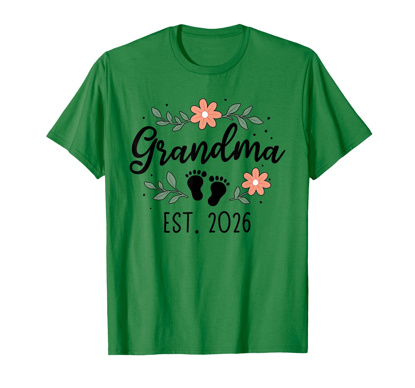 Grandma Est 2026 - Pregnancy Announcement for Grandparents T-Shirt
