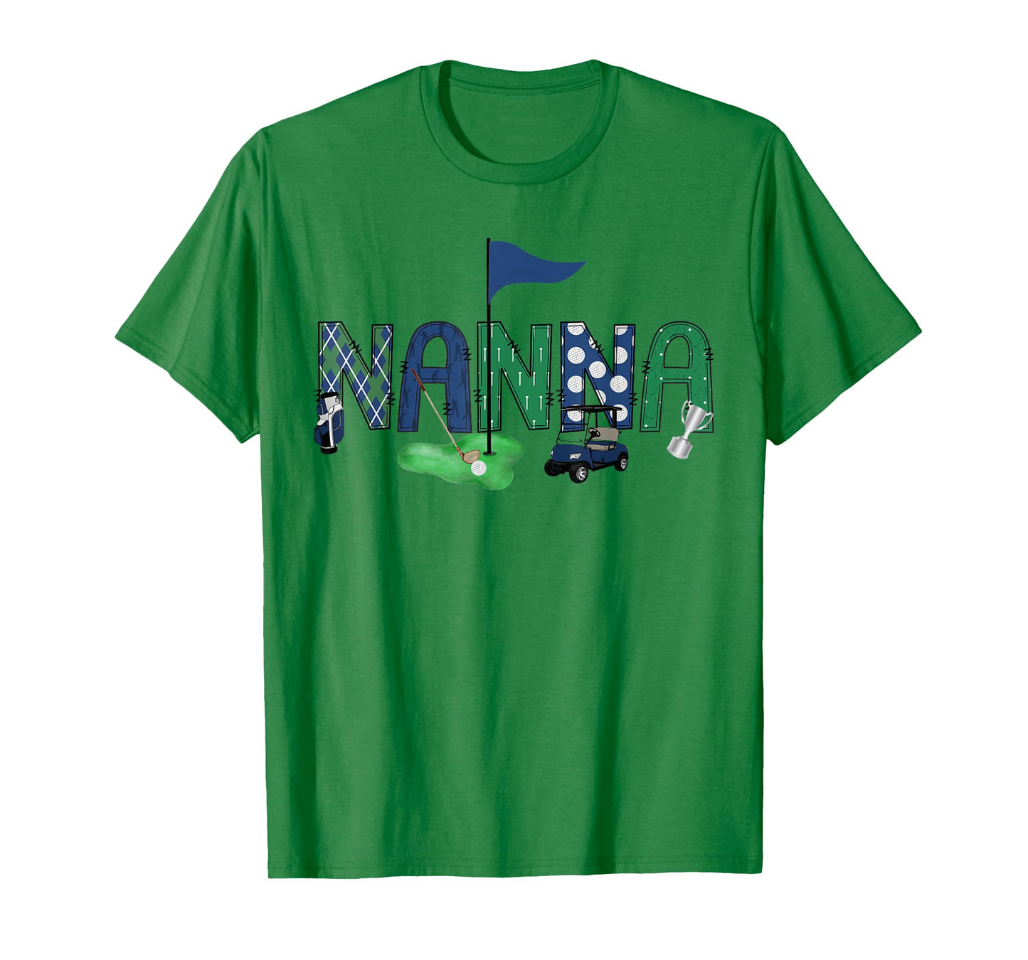 Nanna Of The Birthday Boy Hole in One Golf Sport Matching T-Shirt