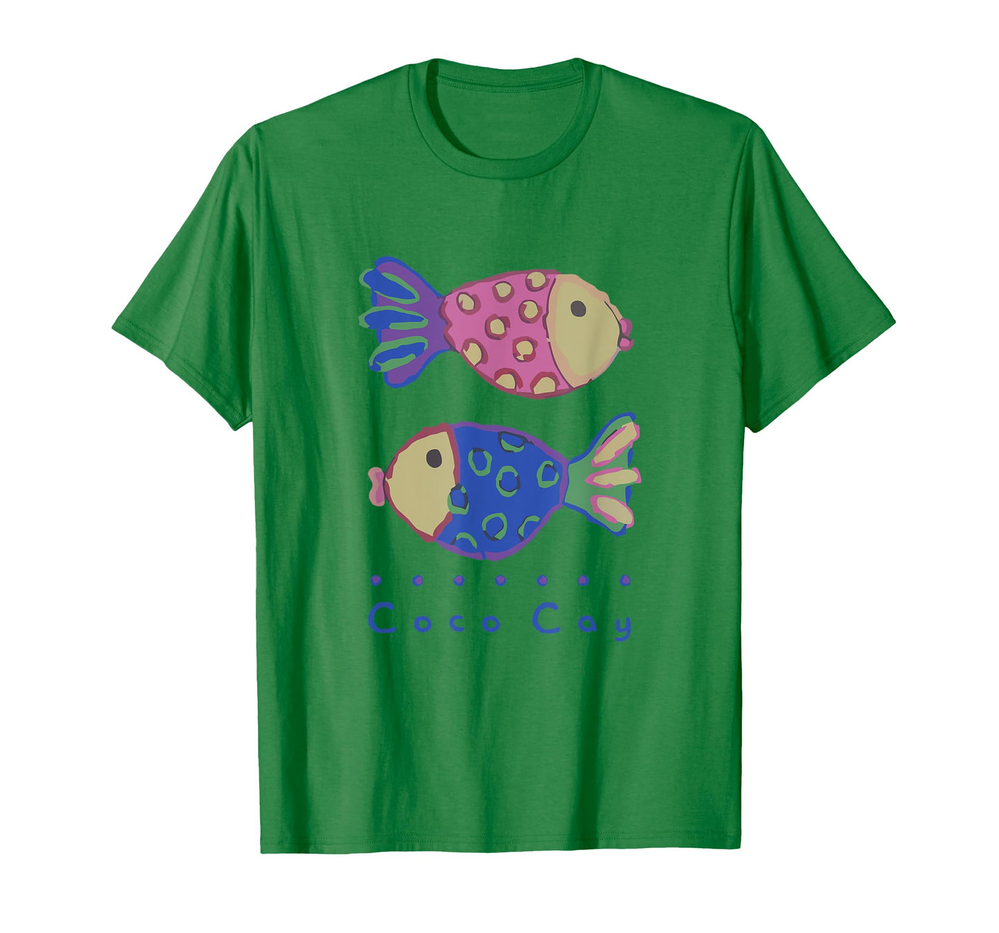 Coco Cay Bahamas Beach Fish Art Souvenirs T-Shirt