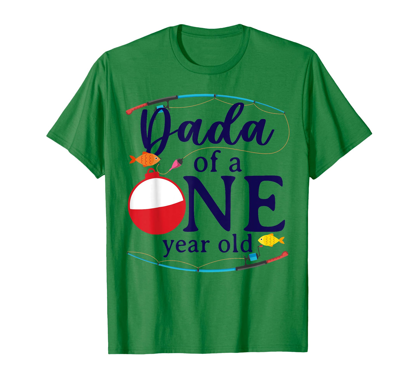 Dada Of The Big One Fishing O-Fish-Ally Birthday Boy Family T-Shirt