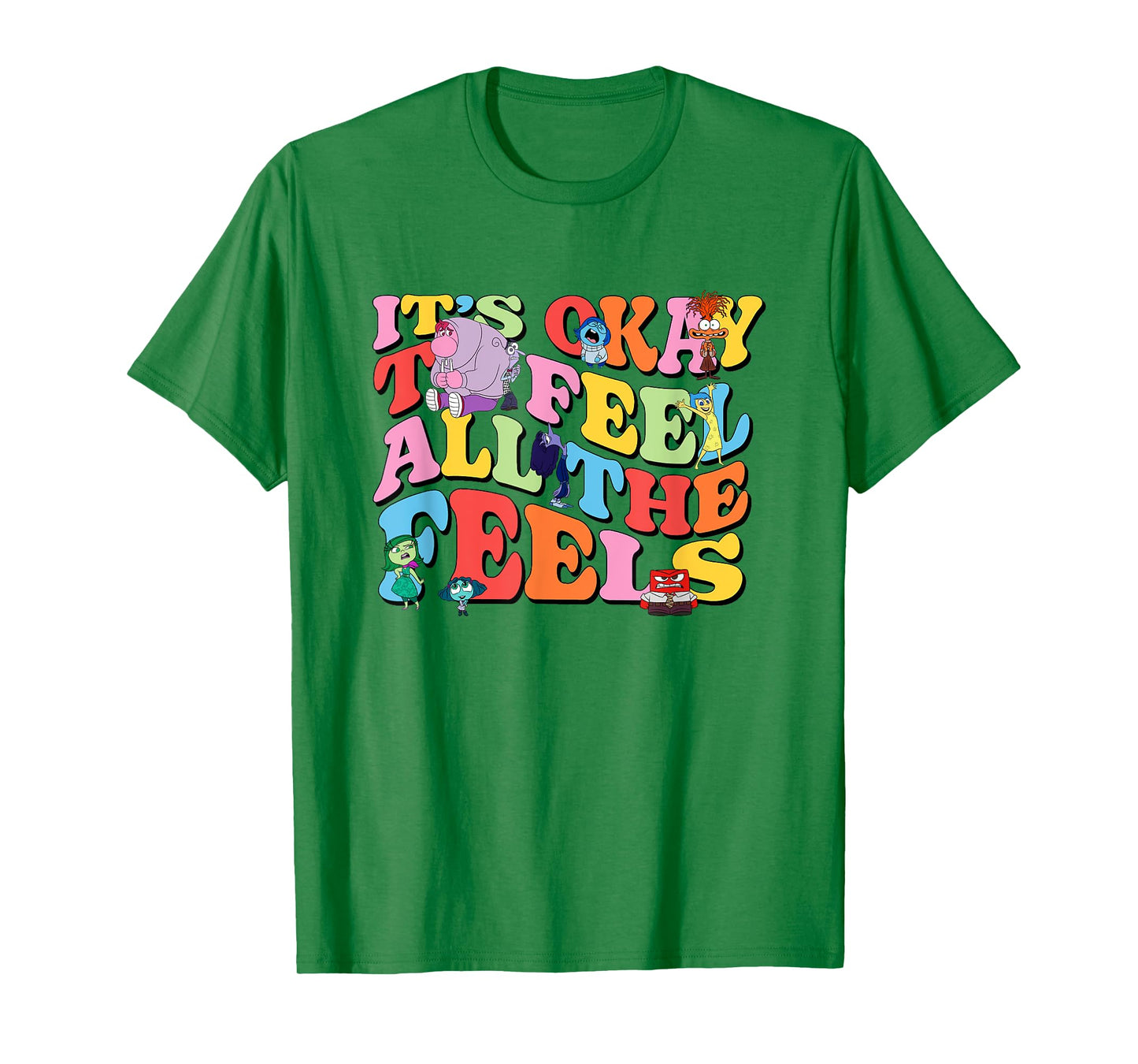 Disney Pixar Inside Out 2 It’s Okay To Feel All The Feels T-Shirt