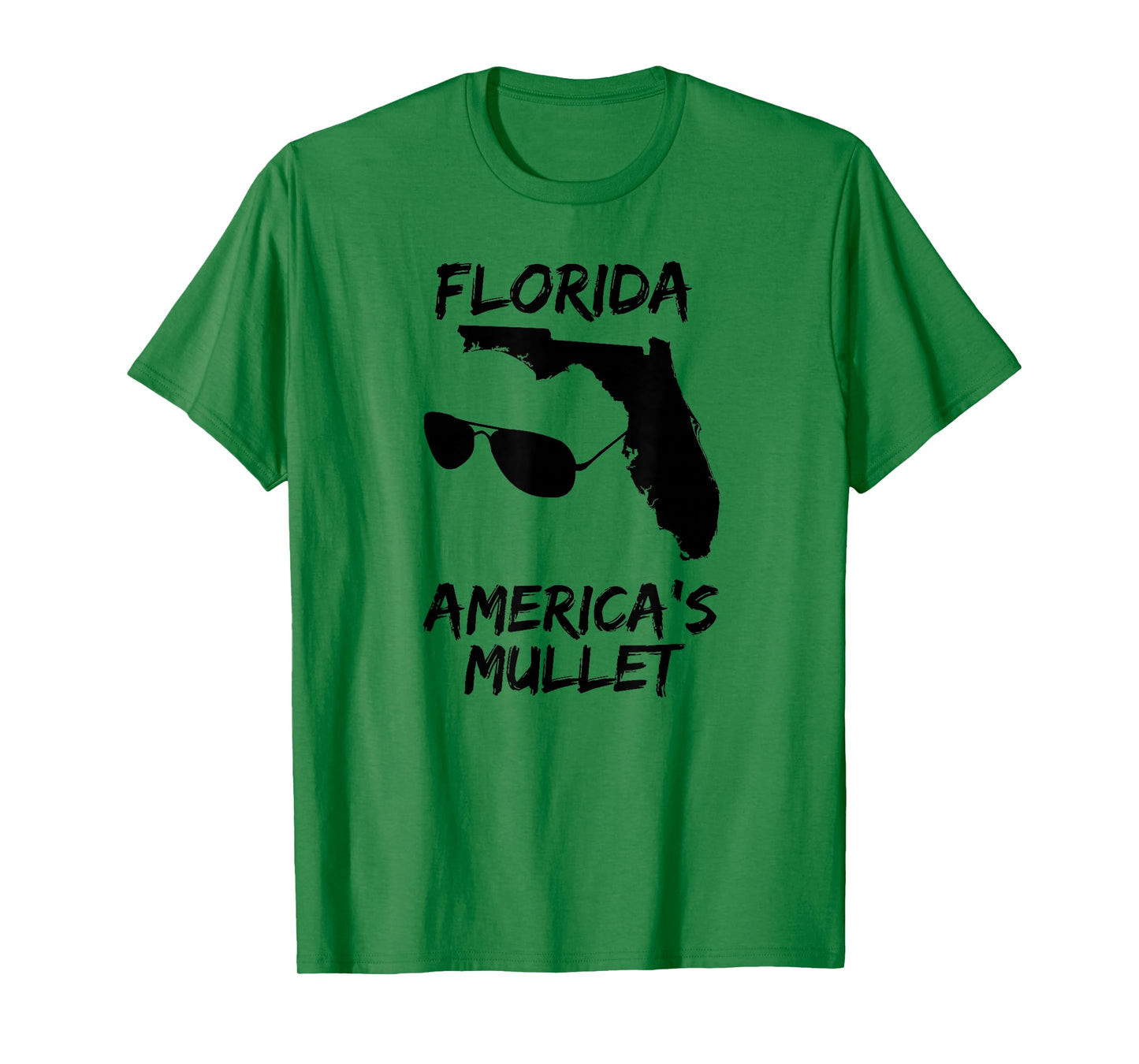 Florida America's Mullet Funny Patriotic American Funny Joke T-Shirt