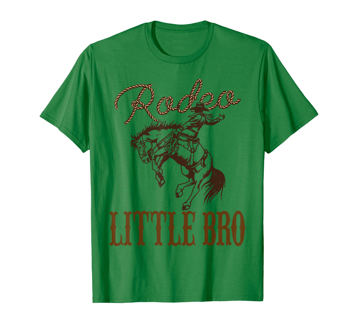 Little Bro Birthday Cowboy Cowgirl Western Rodeo Brother T-Shirt