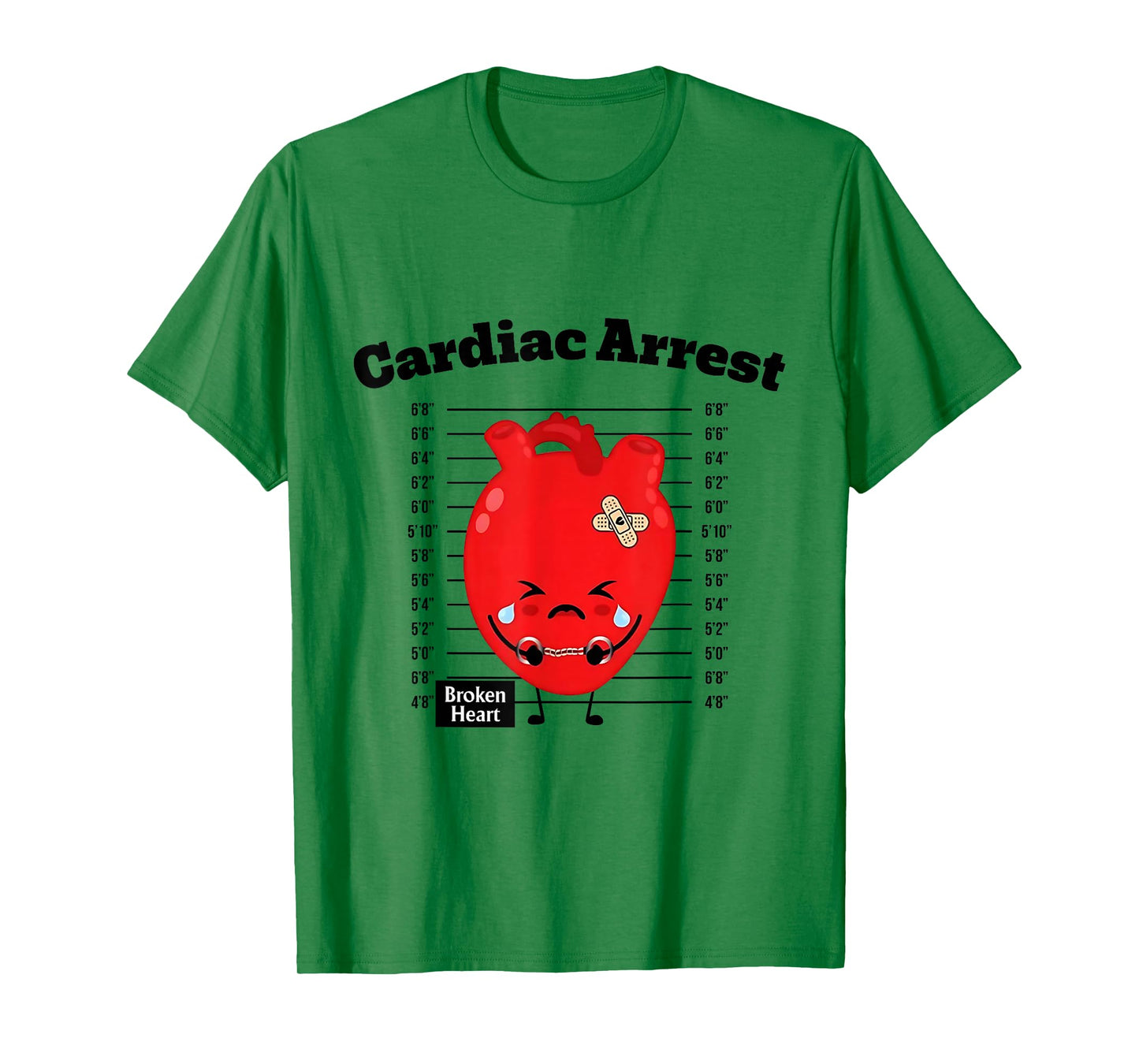 Cardiac Arrest Nurse Anatomy Cardiology Heart Flow Nurse Art T-Shirt