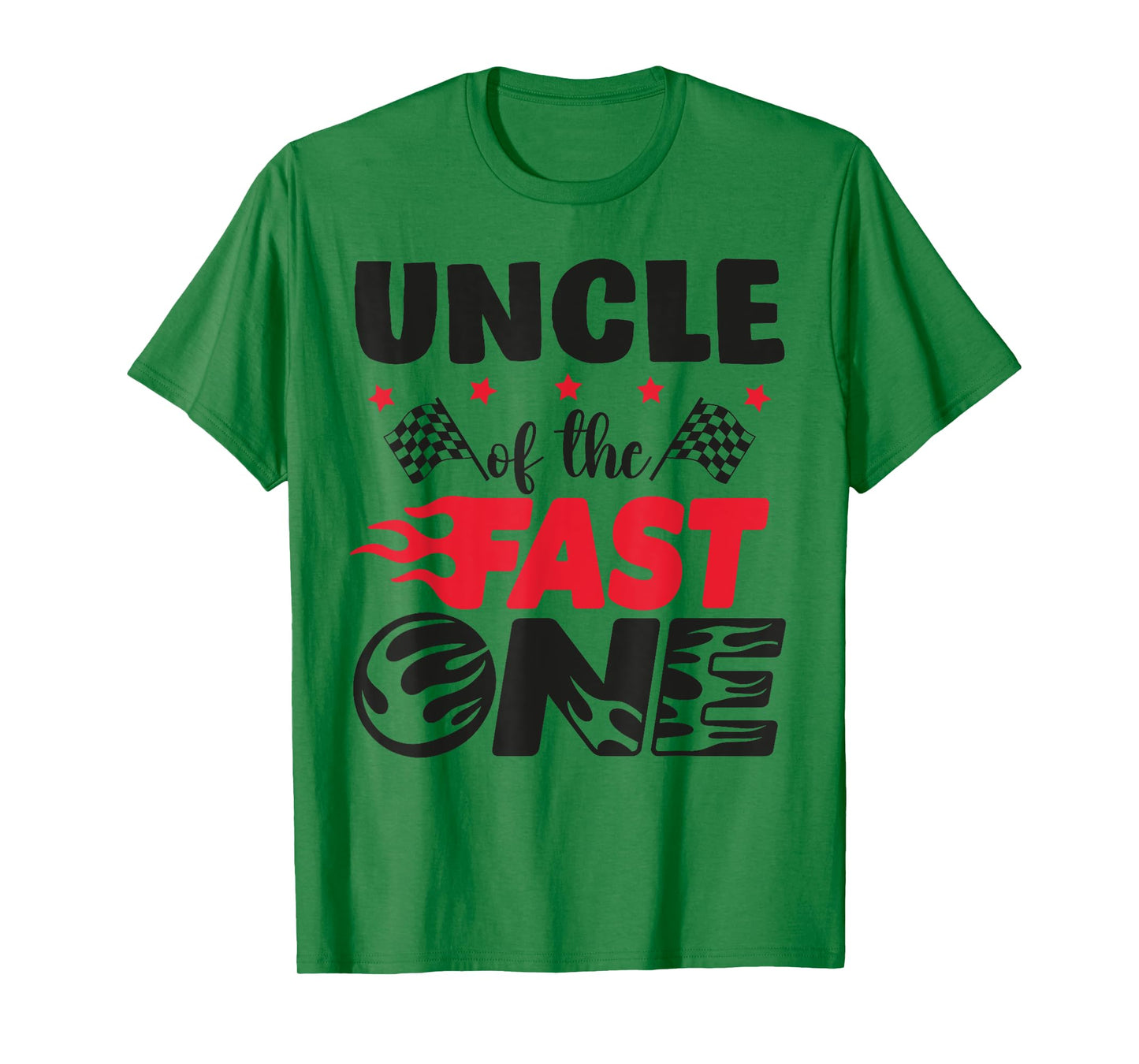 Uncle of The Fast One Car Racing Tio 1st Birthday Boy Party T-Shirt