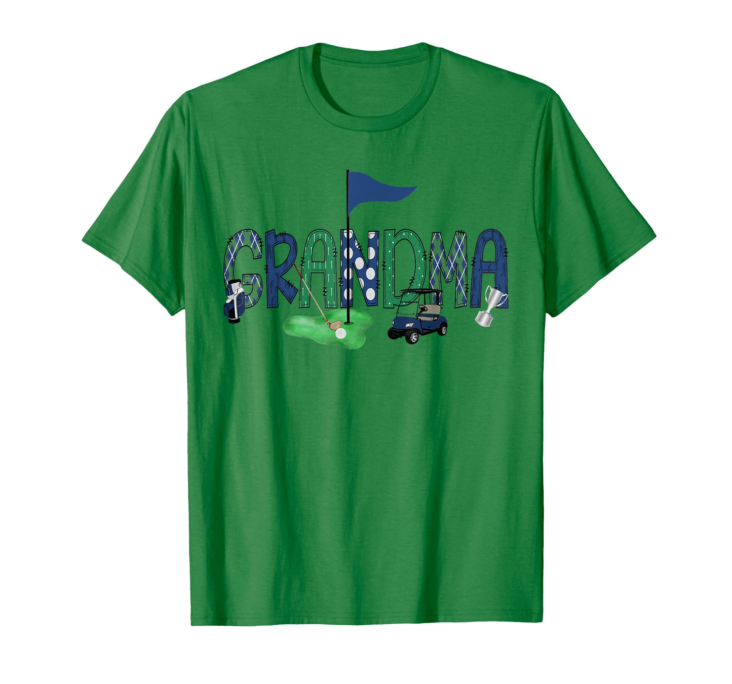 Grandma Of The Birthday Boy Hole in One Golf Sport Matching T-Shirt