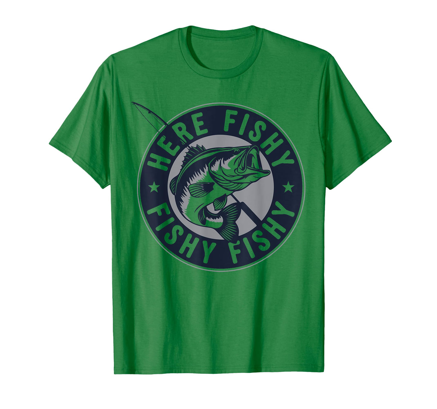 Youth Here-Fishy Funny Men Teen Boy Toddler Bass Dad Fishing T-Shirt