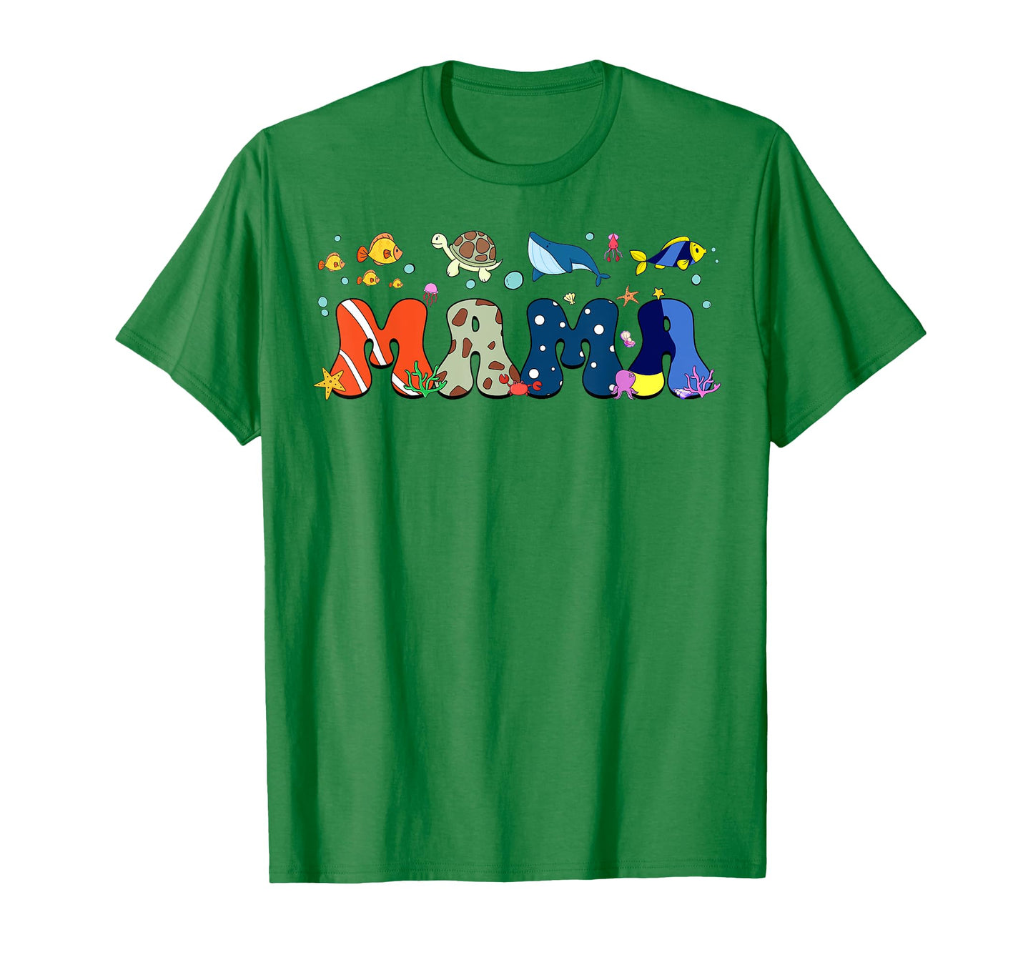 Mama Ocean Sea Animal Birthday Family Matching T-Shirt
