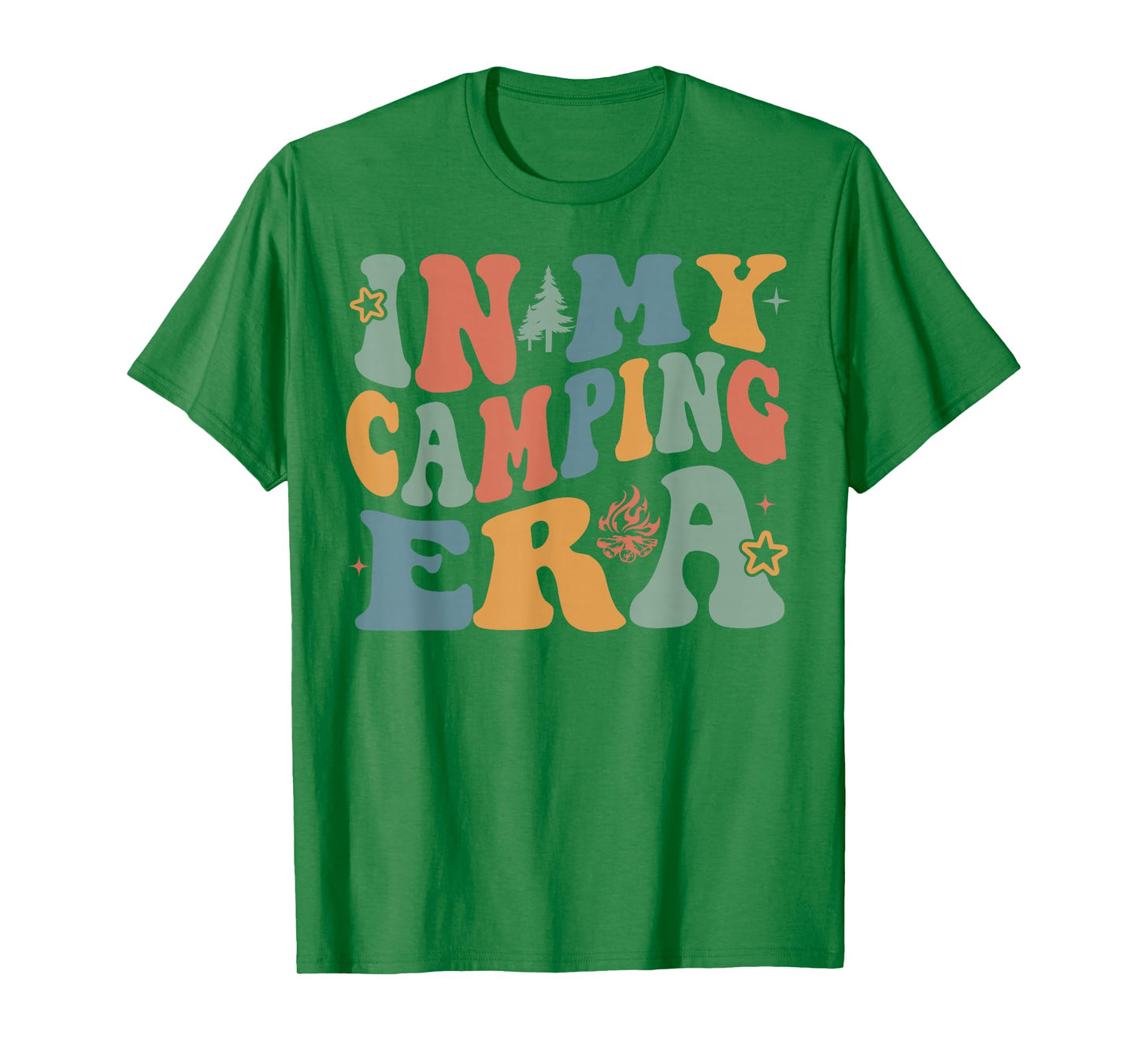 In My Camping Era Happy Camper Camping Trip Men Women Kids T-Shirt