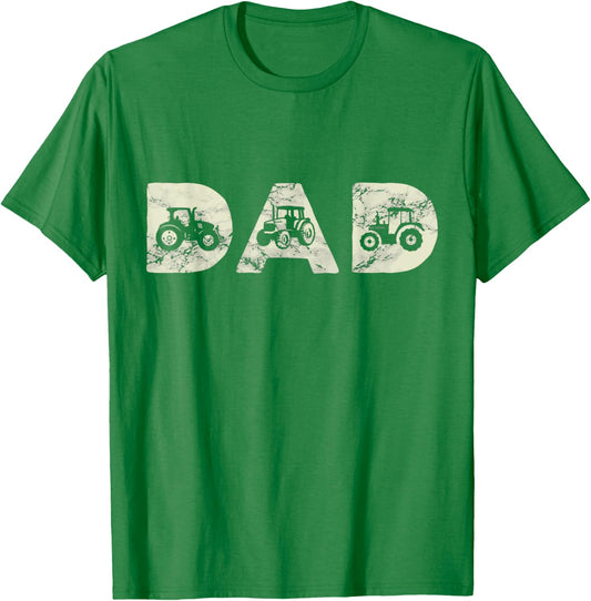 Tractor Dad Farming Father Farm Lover Farmer Daddy T-Shirt