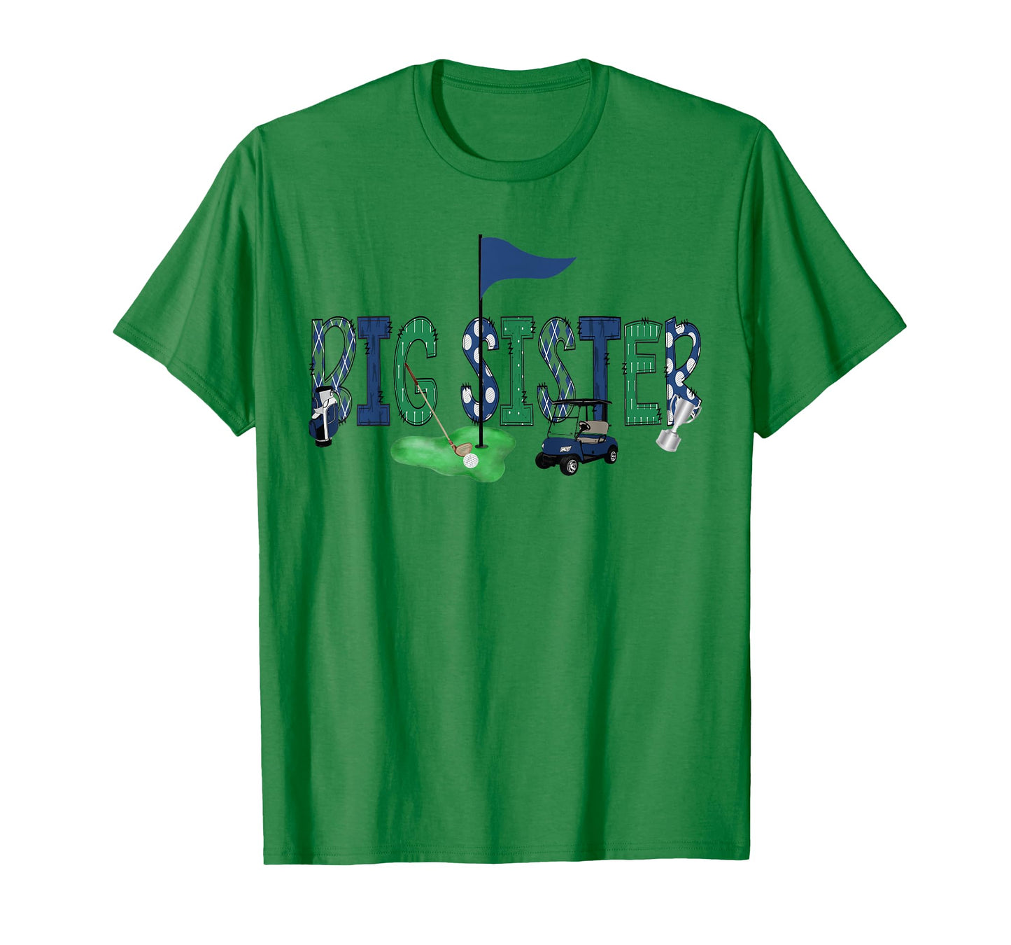 Big Sister Of The Birthday Boy Hole in One Golf Sport T-Shirt