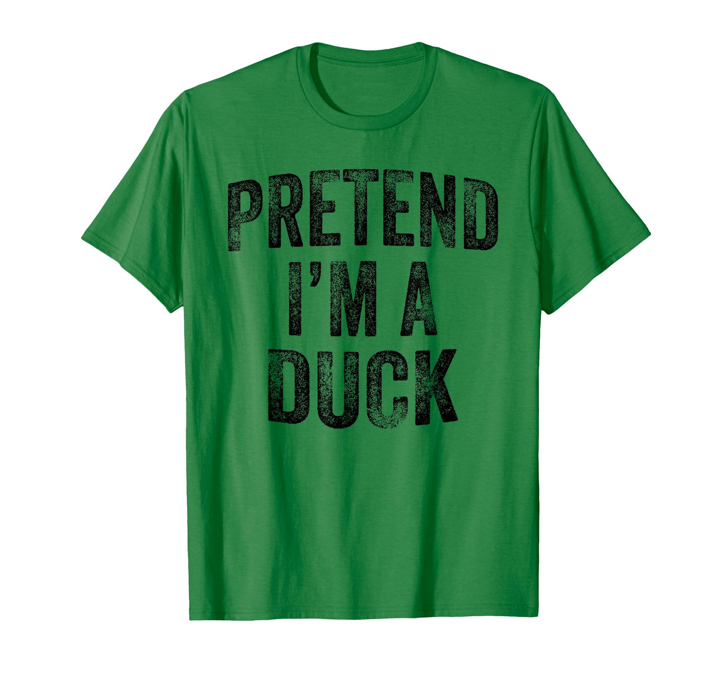 Pretend I'm A Duck Family Lazy Easy Halloween Party Costume T-Shirt