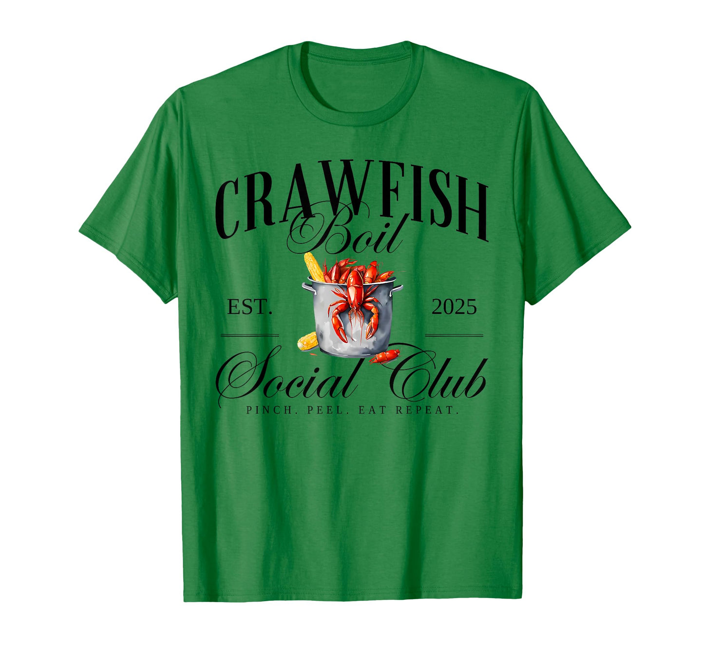 Crawfish Boil Social Club Cajun Seafood Festival Season T-Shirt