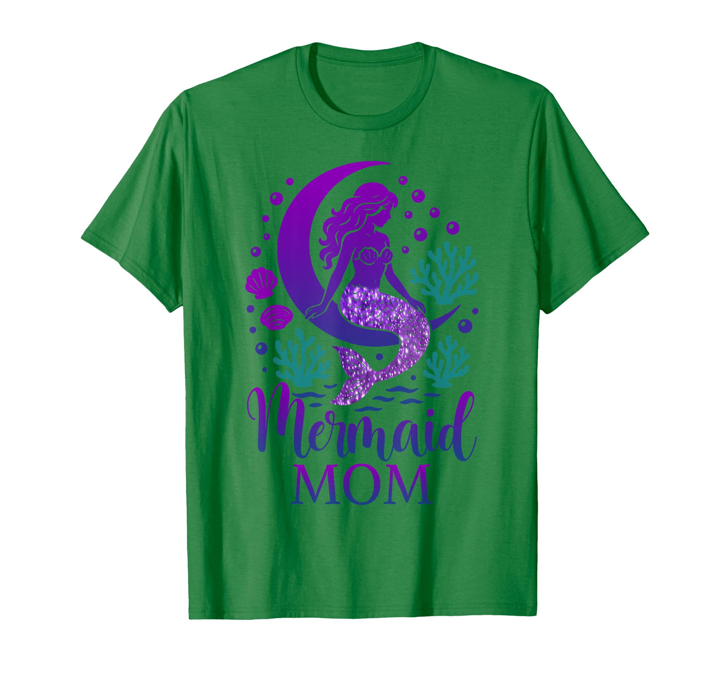 Mermaid Mom Matching Family Birthday Cute Mermaid Party T-Shirt