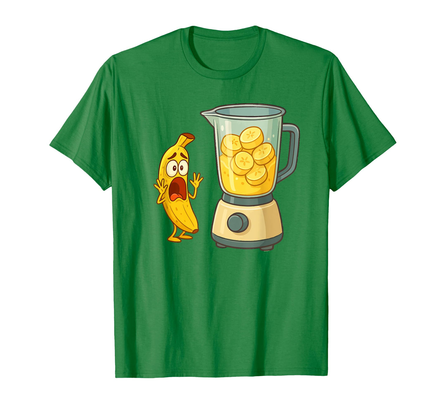 Humorous Screaming Banana for Men Women Kids. Funny Banana T-Shirt