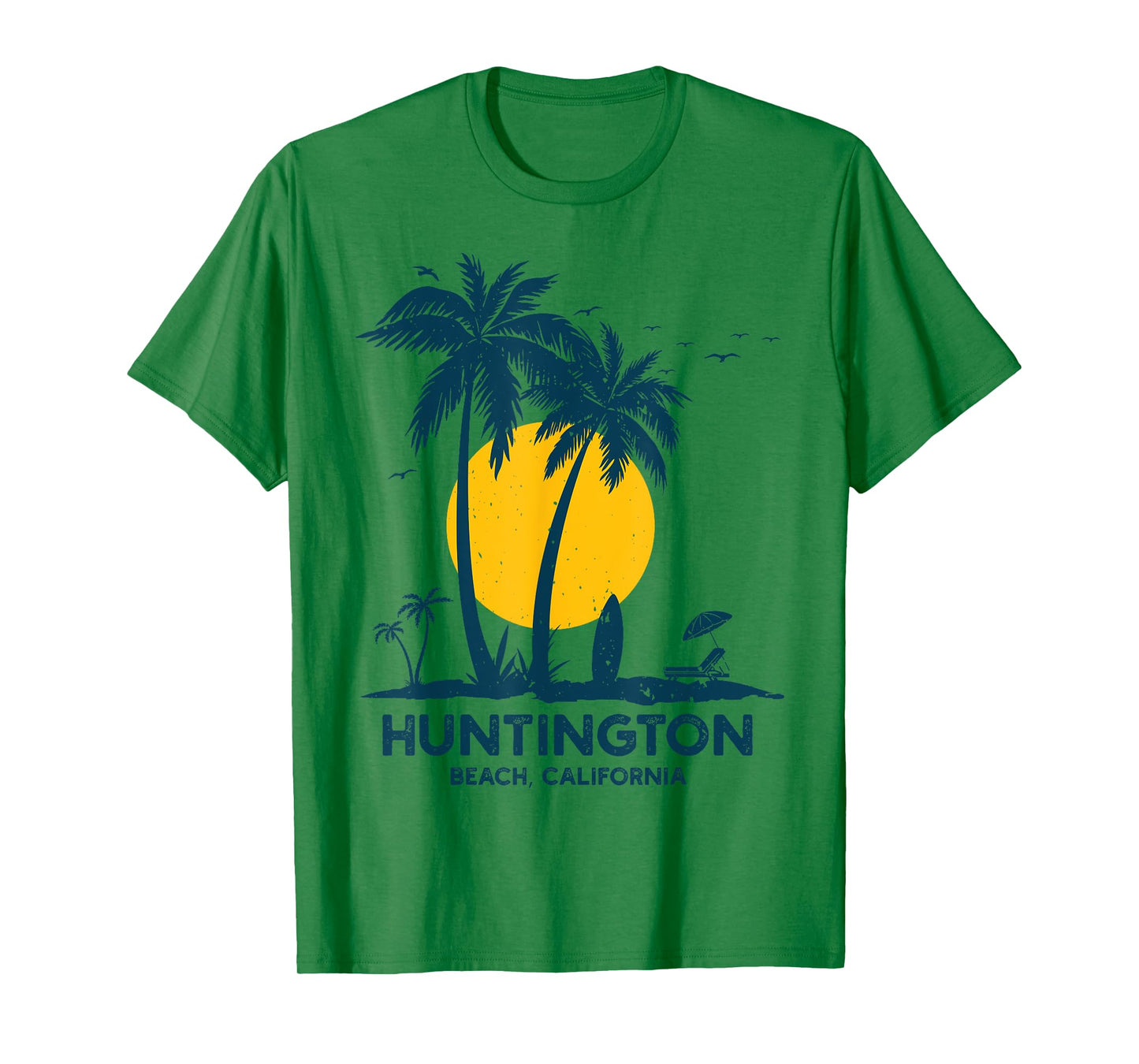 Vintage Huntington Beach California Surfing Retro Surf T-Shirt
