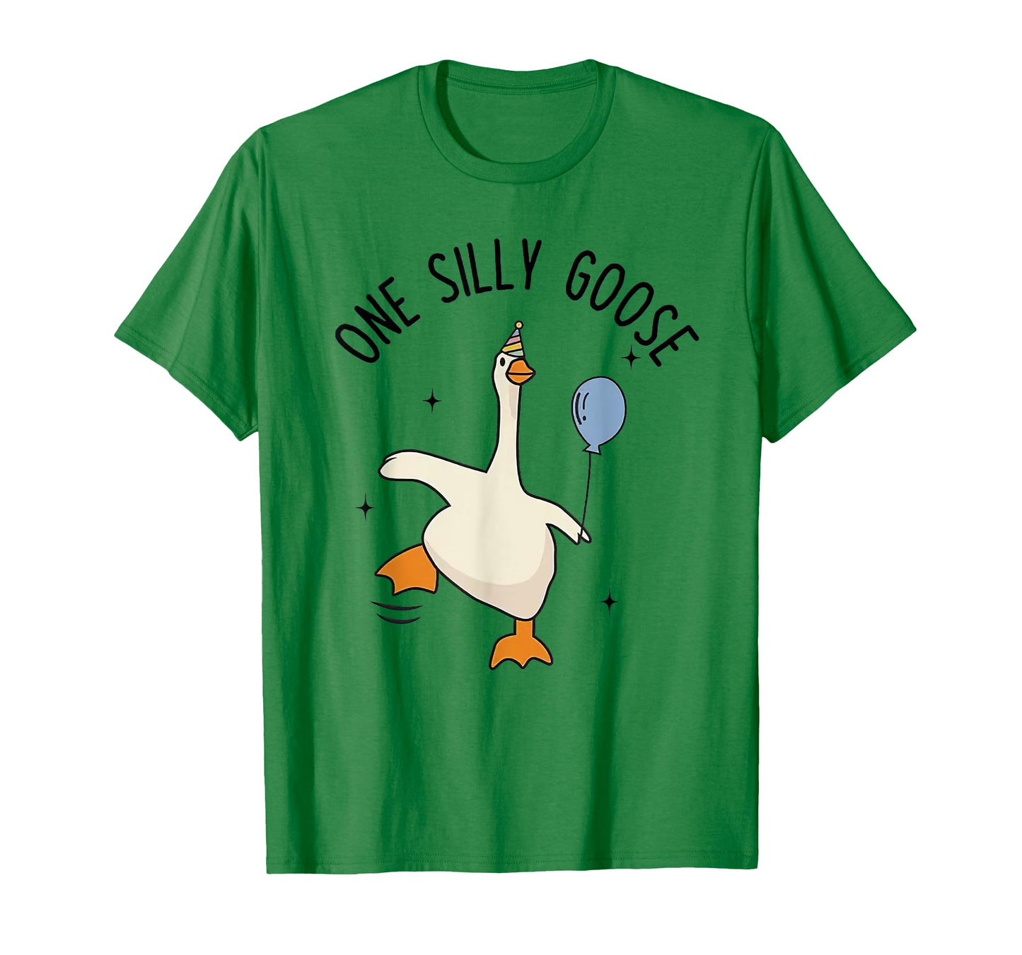 One Silly Goose Funny 1st First Birthday Boy 1 Year Old T-Shirt