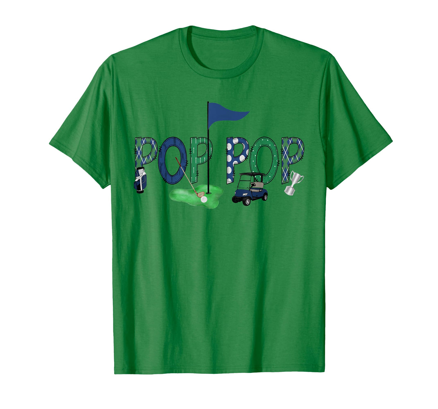 Pop Pop Of The Birthday Boy Hole in One Golf Sport Matching T-Shirt