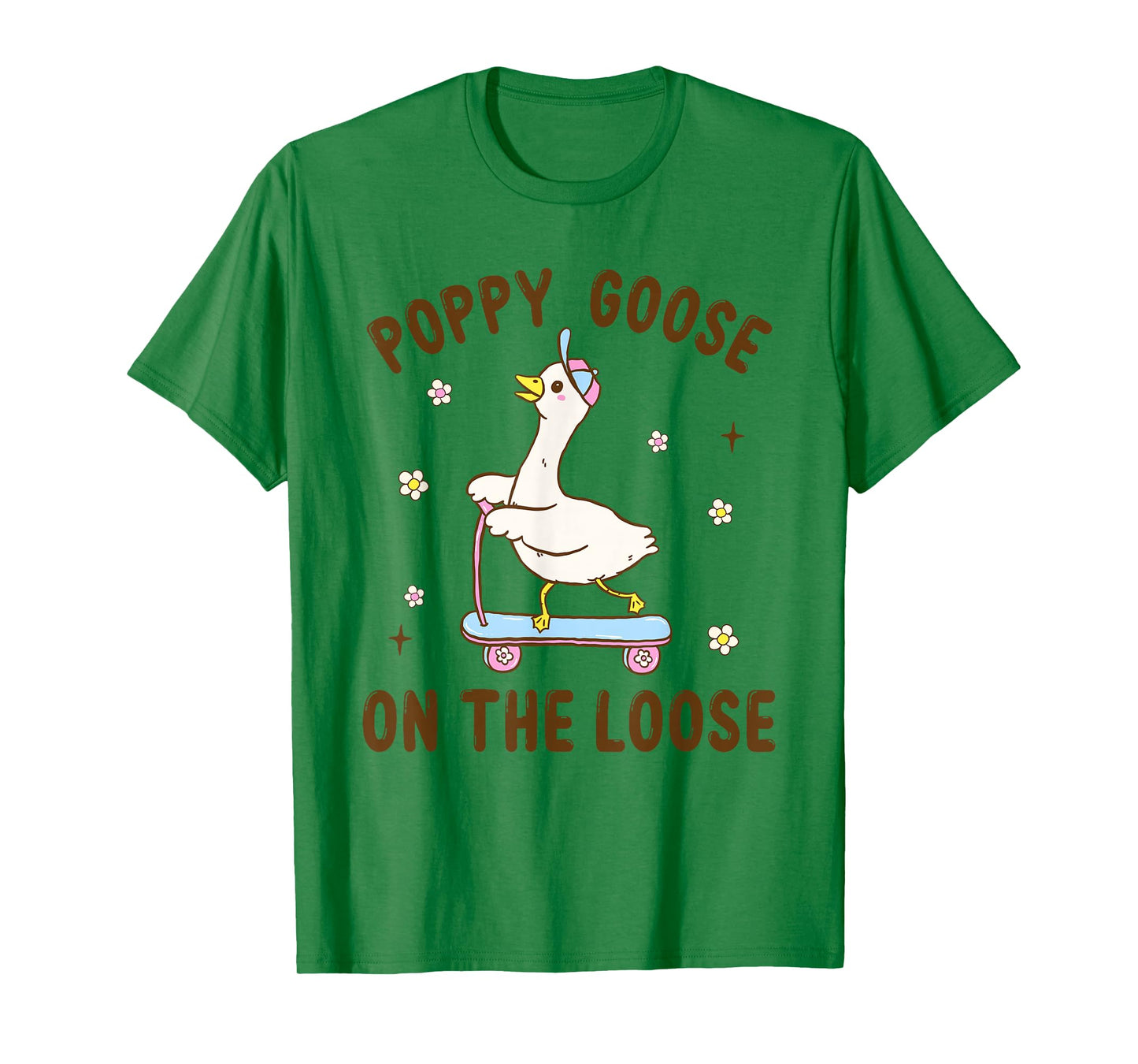 Poppy Goose On The Loose Funny Birthday Matching Family T-Shirt