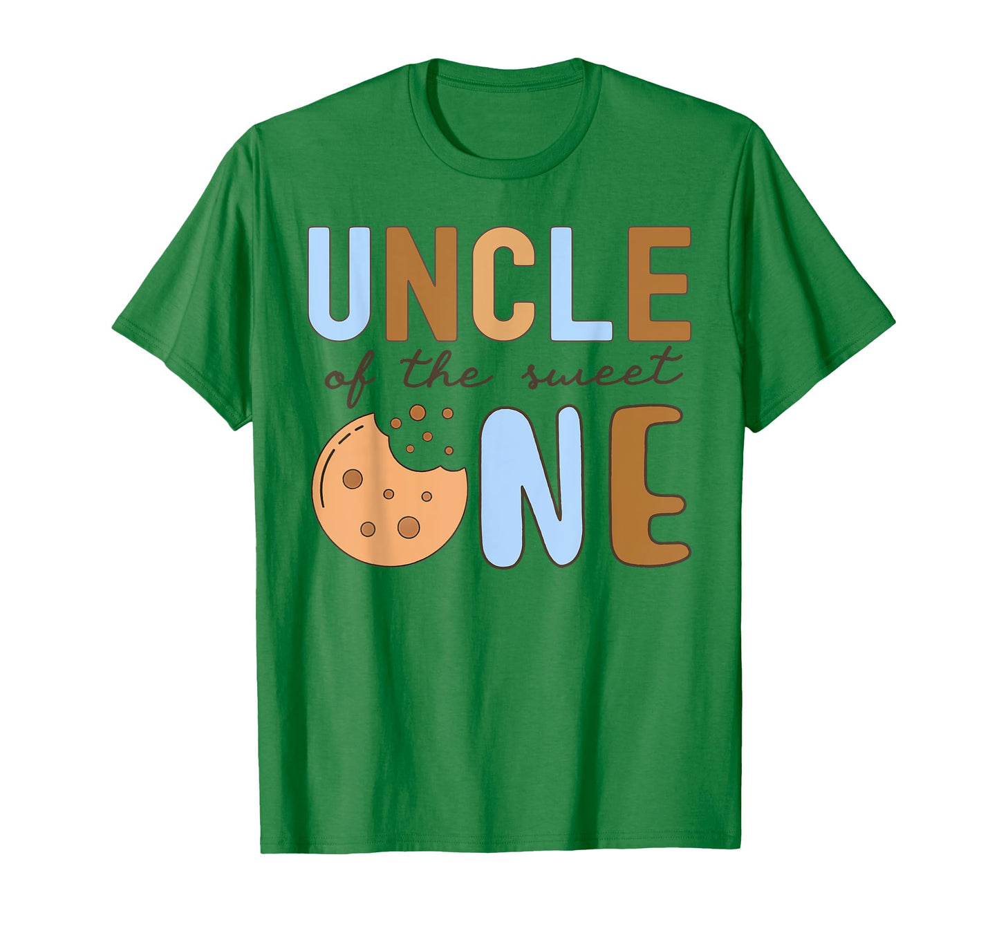 Uncle Of The Sweet One Cookies and Milk 1st Birthday Party T-Shirt