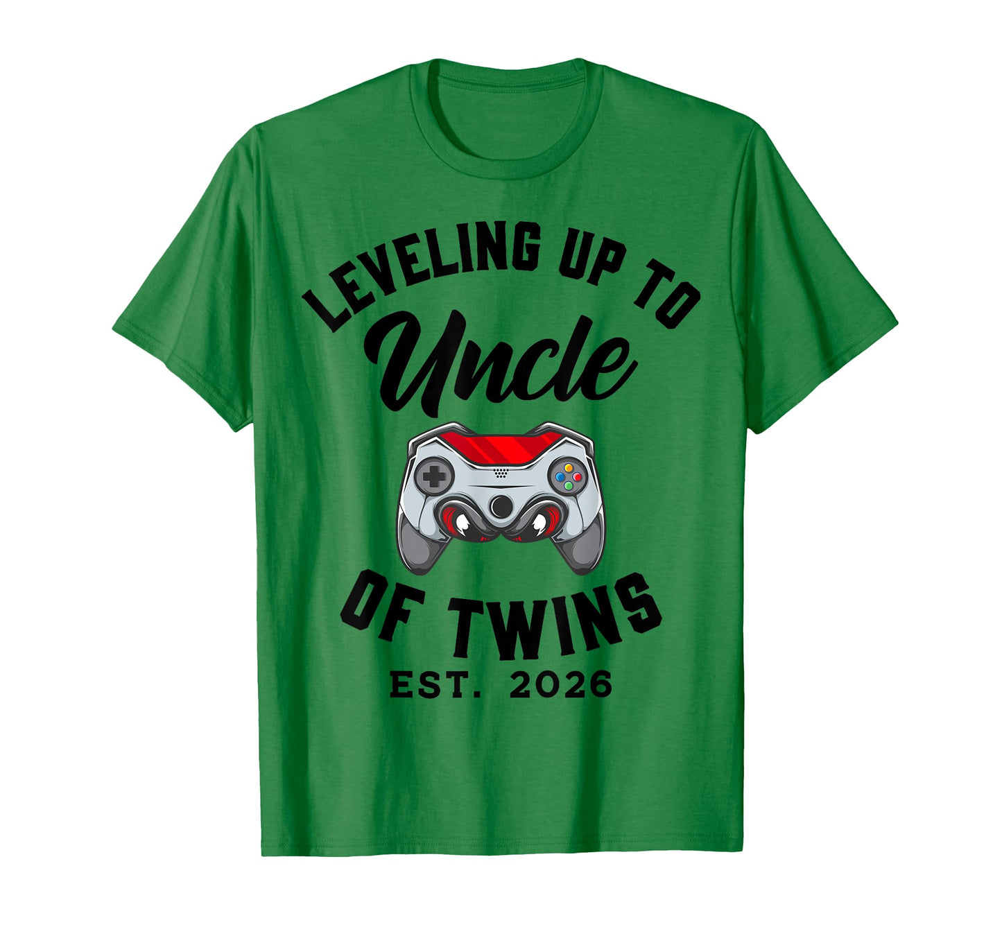 Leveling Up To Uncle of Twins 2026 Pregnancy Announcement T-Shirt