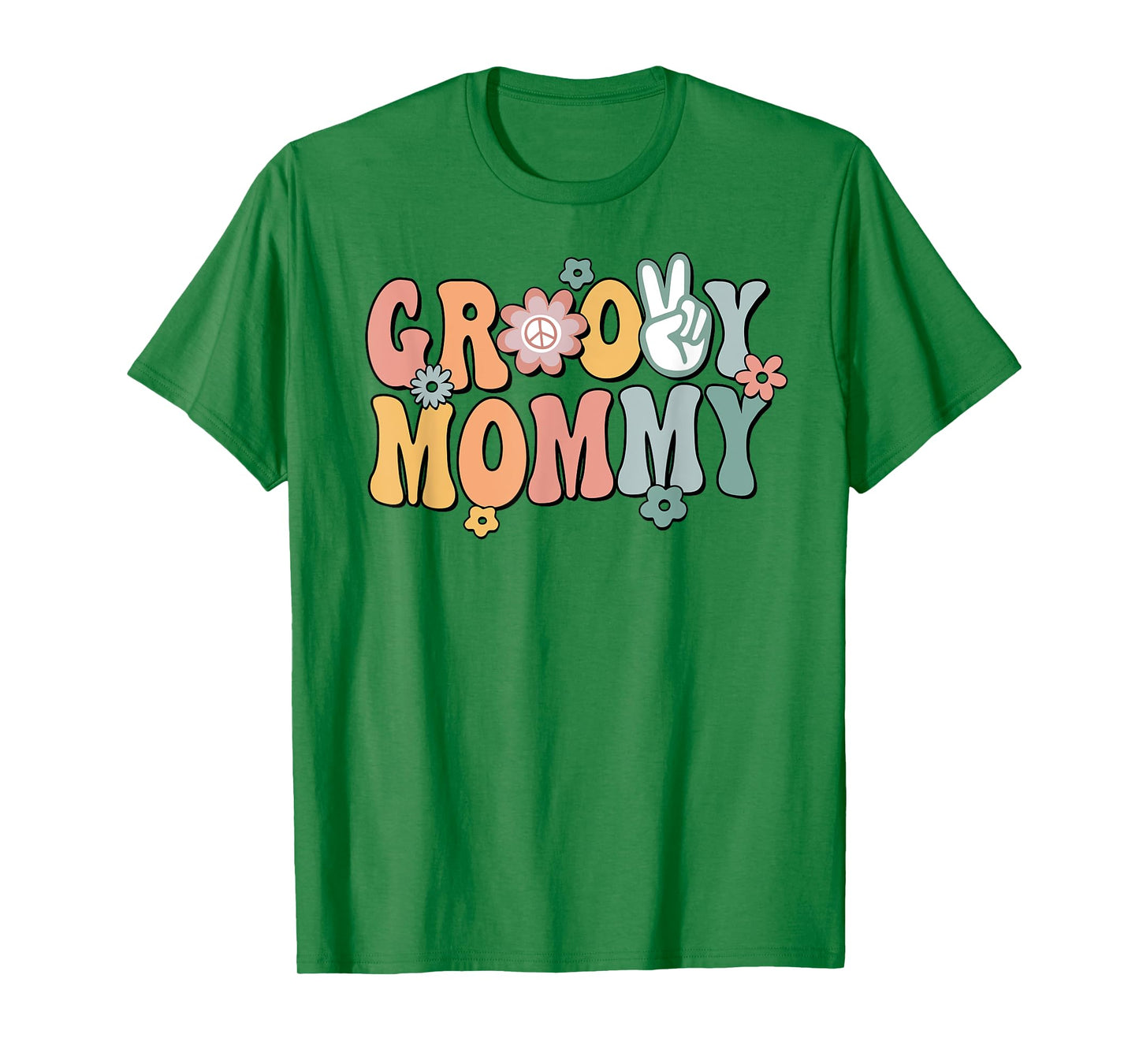 Groovy Mommy Retro Mom Matching Family 1st Birthday Party T-Shirt