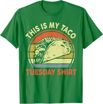 Women This Is My Taco Tuesday Shirt Mexican Tuesday Food Men T-Shirt