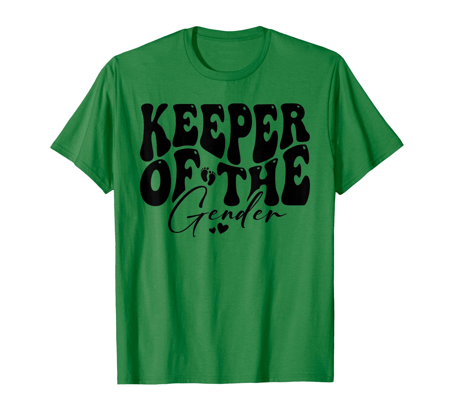 Keeper Of The Gender Reveal Funny Family Announcement T-Shirt