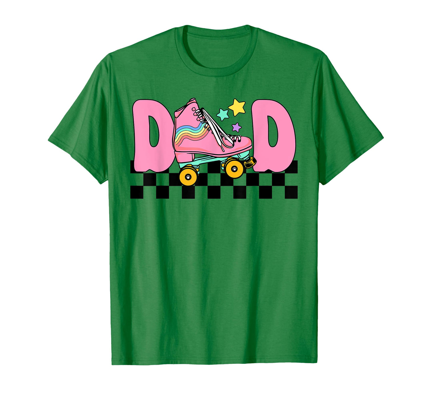 Dad Rolling Into Birthday Roller Skating Family Matching T-Shirt