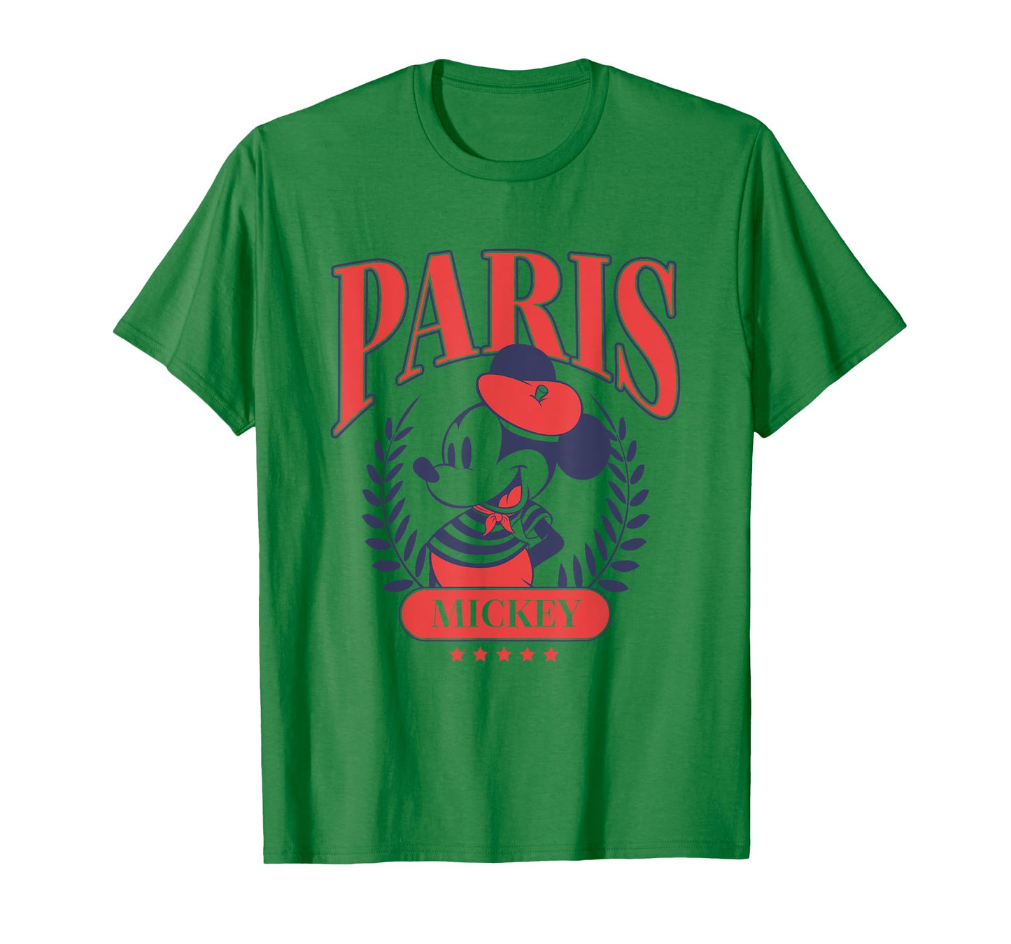 Disney Mickey And Friends Iconic Parisian Mickey Chest Logo T-Shirt