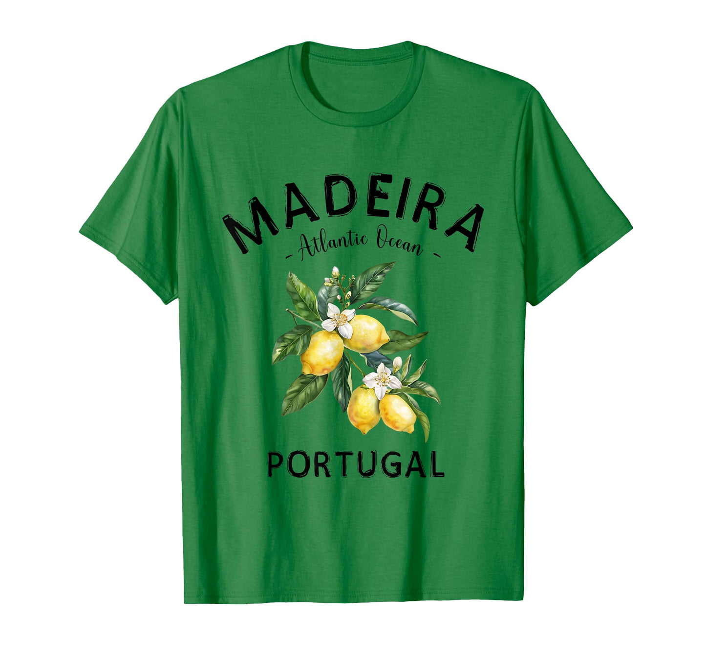 Madeira Island Lemon Art Portugese Fruit Portugal Souvenir T-Shirt