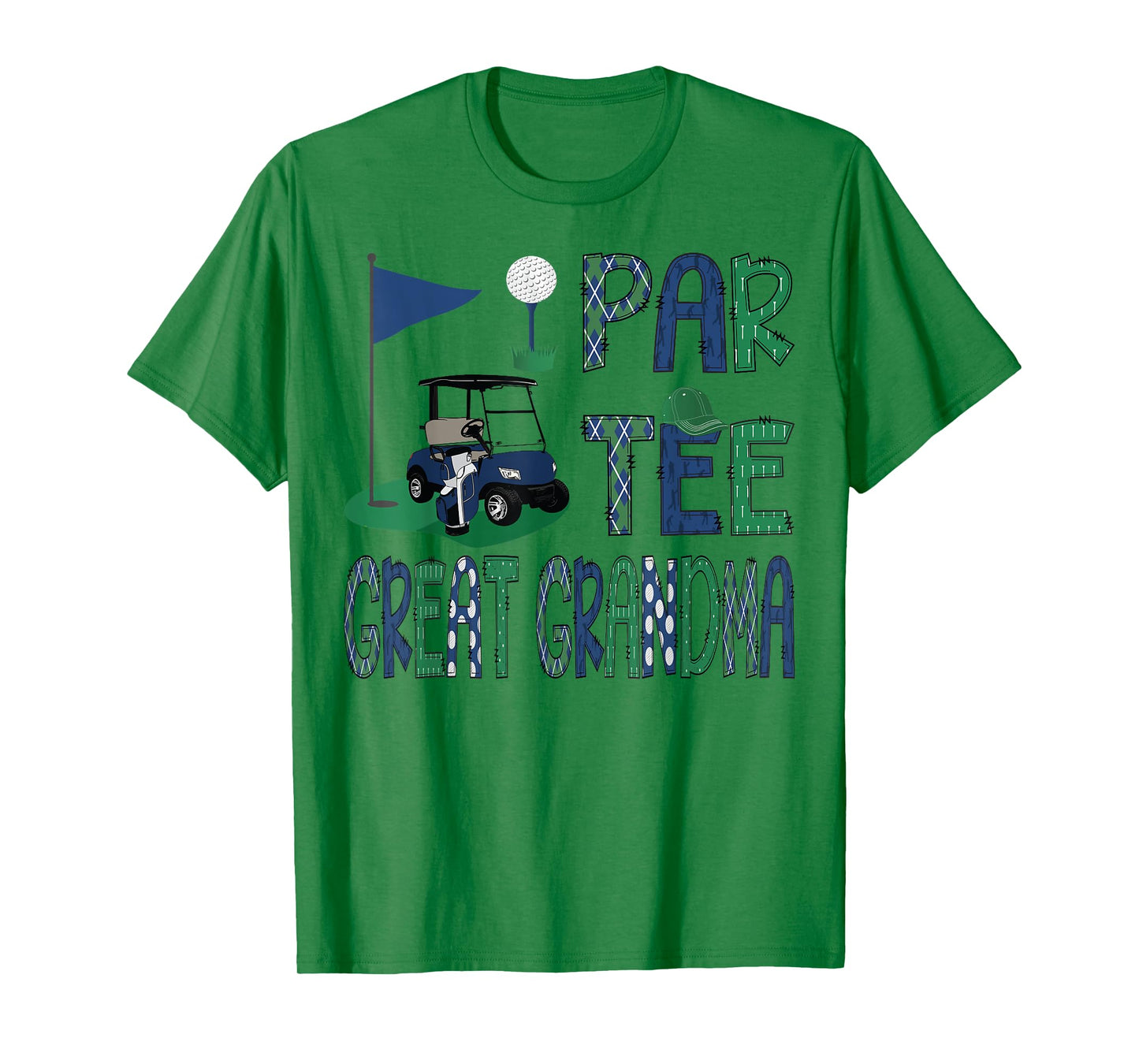 Par-Tee Great Grandma Golf Lover Birthday Family Matching T-Shirt