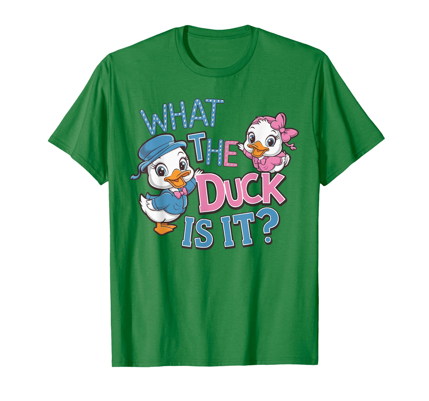 What the Duck Is It Gender Reveal Baby Shower Party T-Shirt
